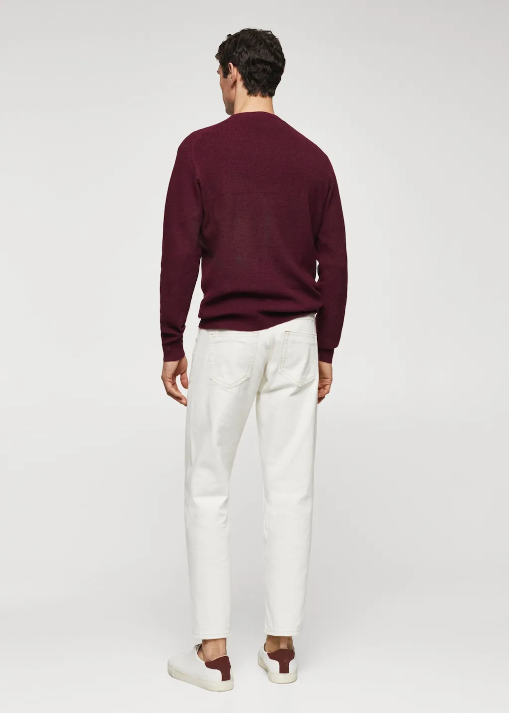 Pullover cotone testurizzato
