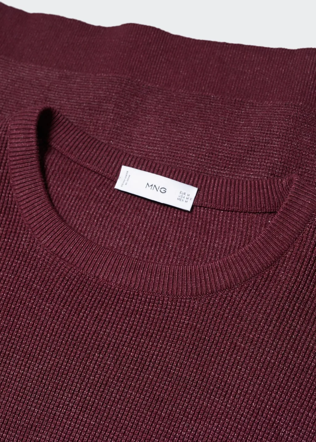 Pullover cotone testurizzato