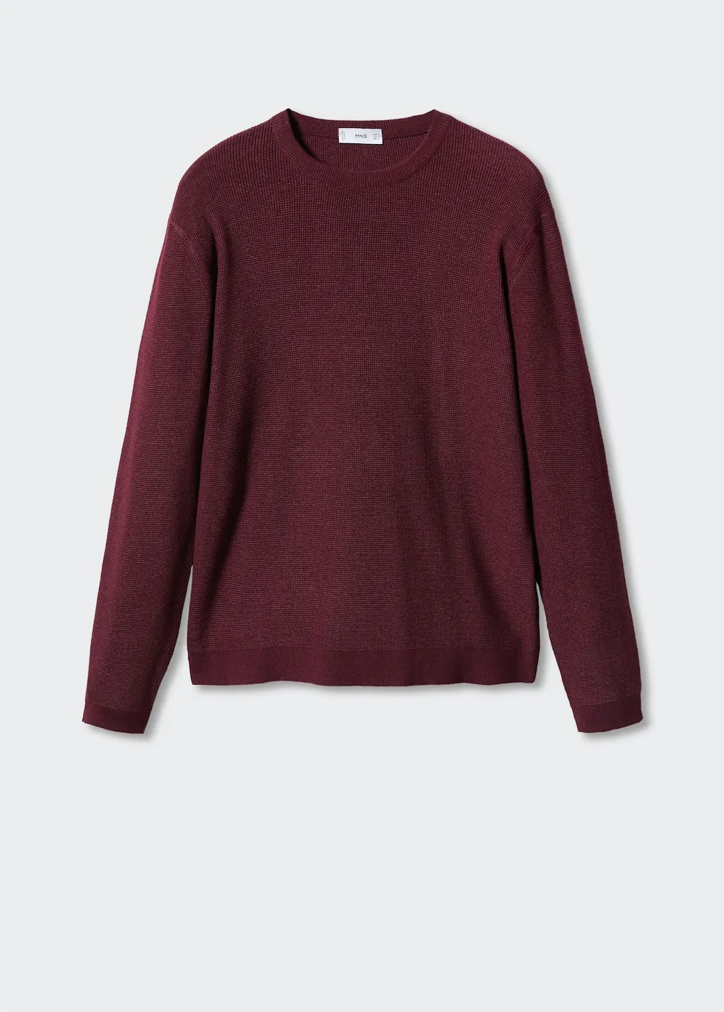 Pullover cotone testurizzato