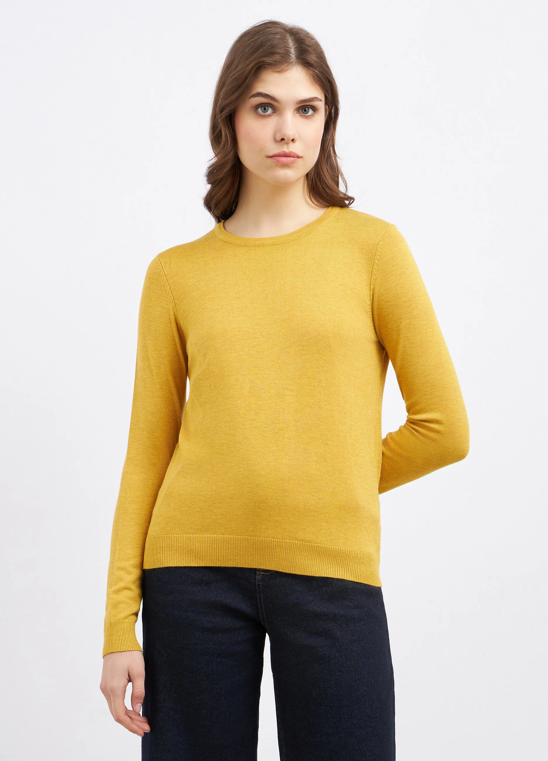 Pullover girocollo donna