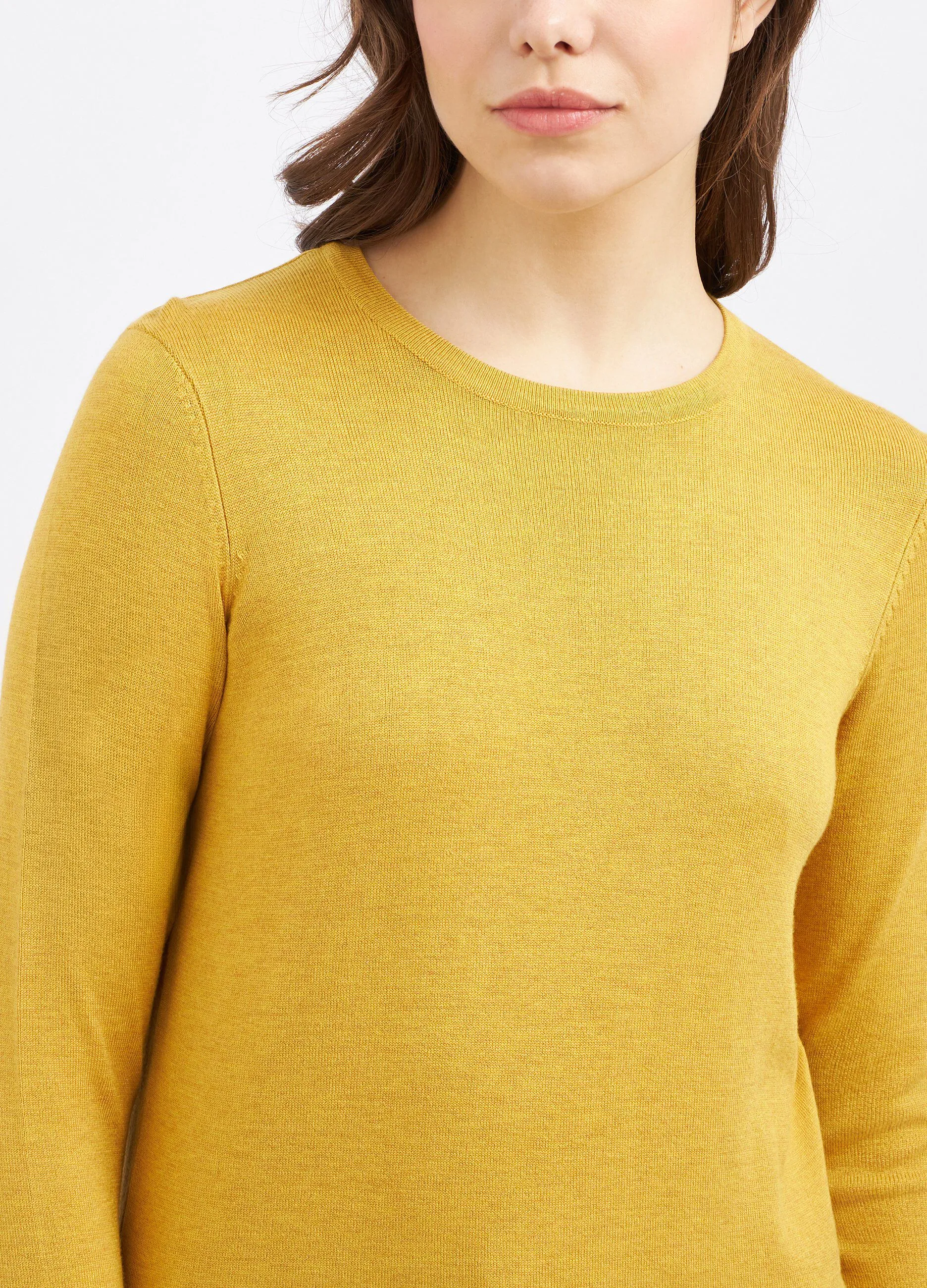 Pullover girocollo donna