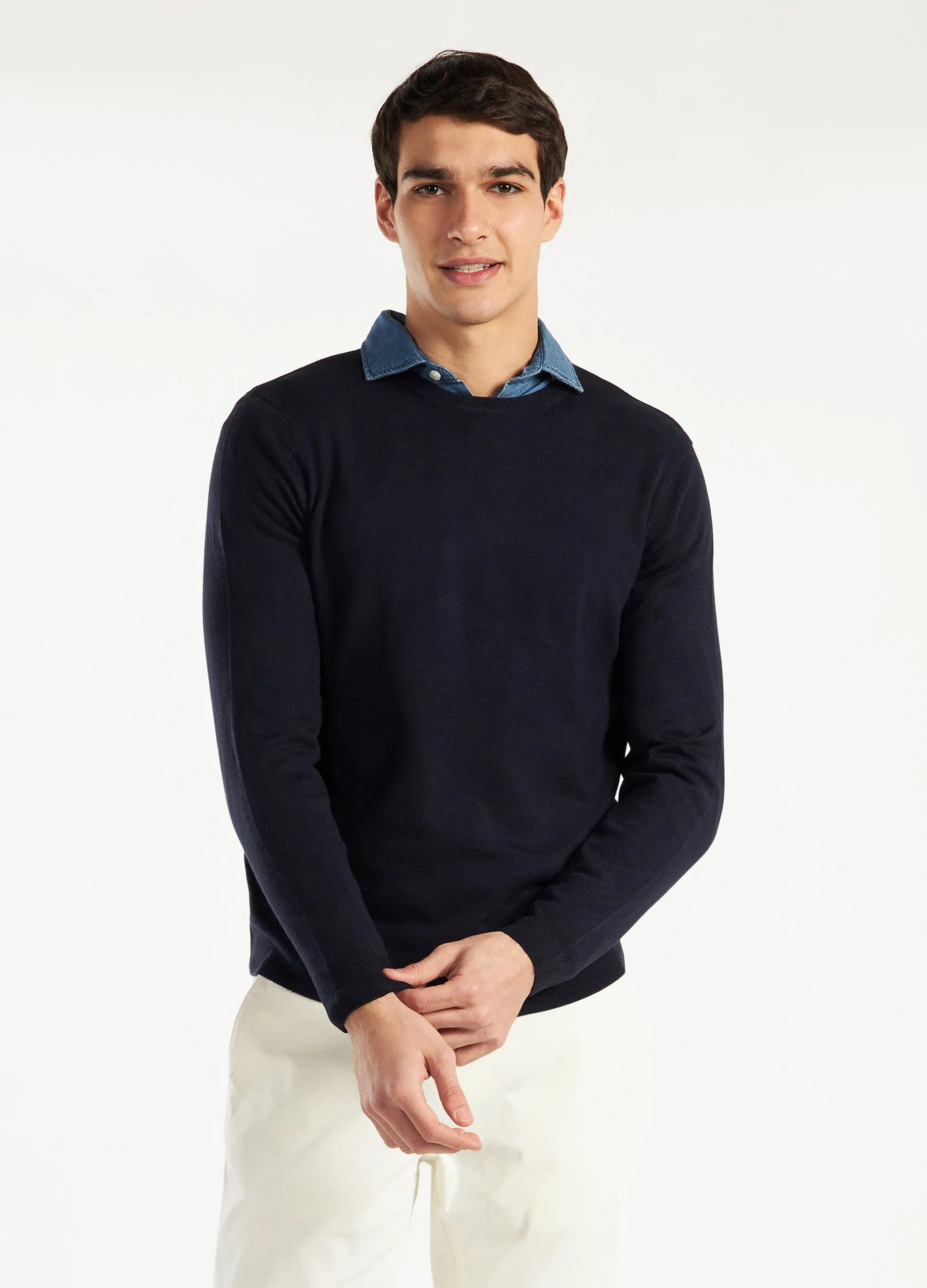 Pullover girocollo uomo
