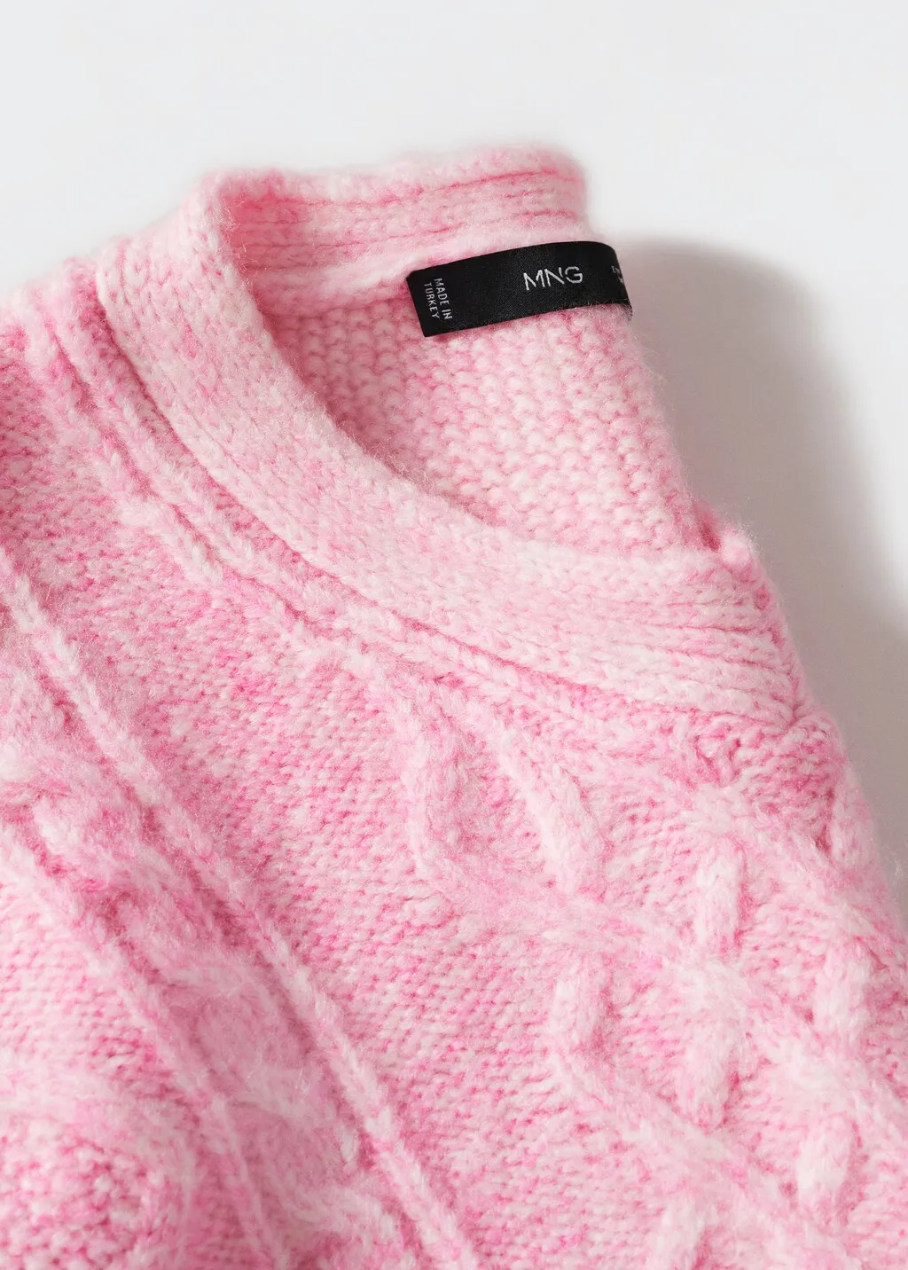 Pullover maglia intrecciato