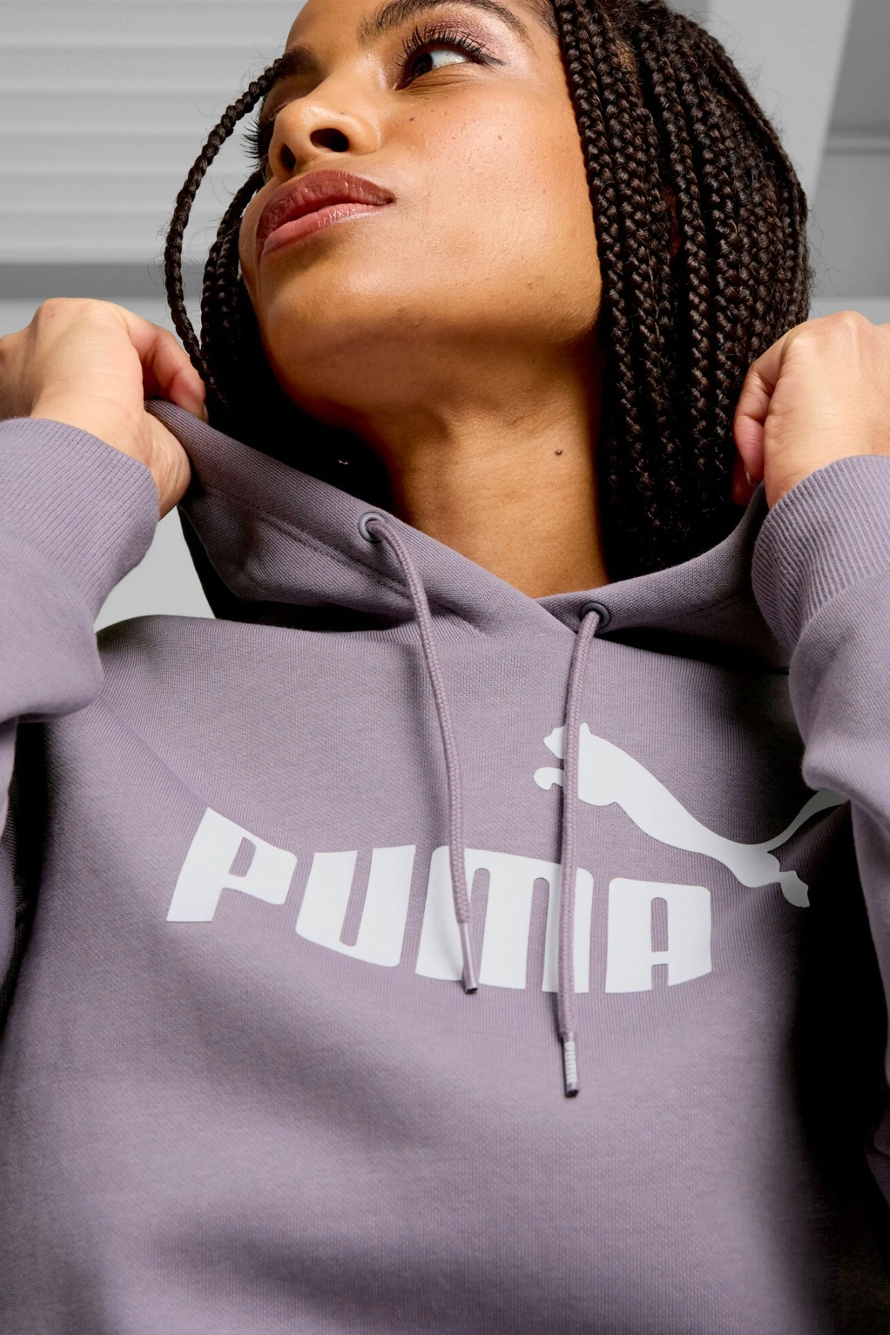 Puma Donna Essentials Logo FL Felpa con cappuccio    