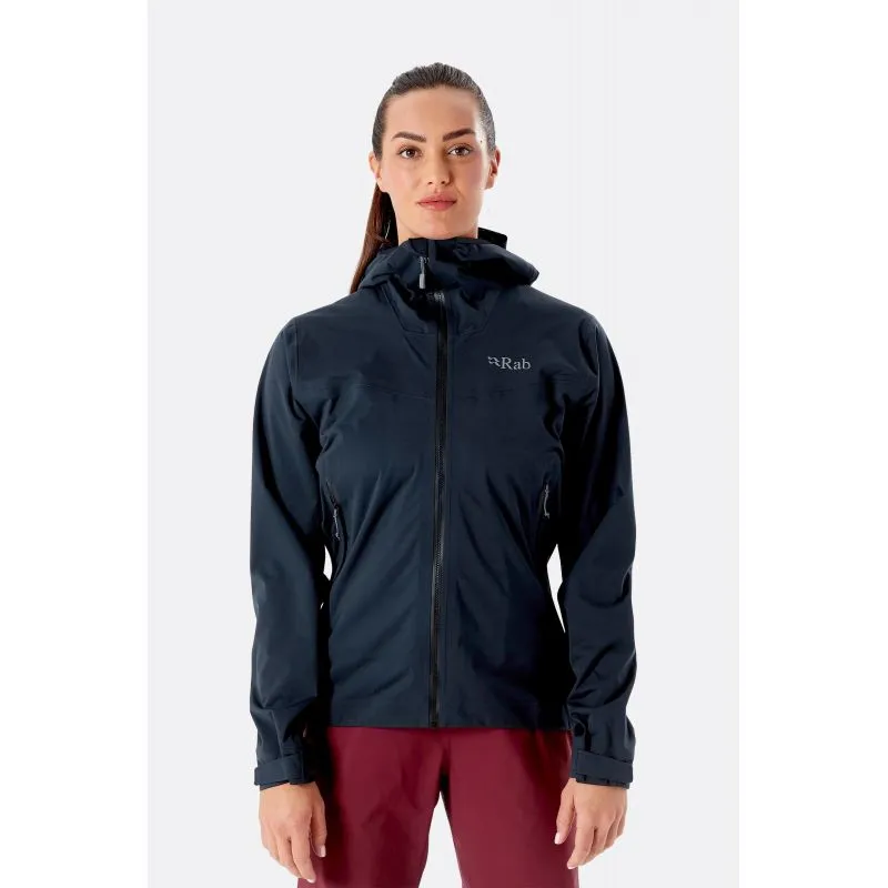 Rab Kinetic Jacket 2.0 (Beluga) giacca impermeabile da donna