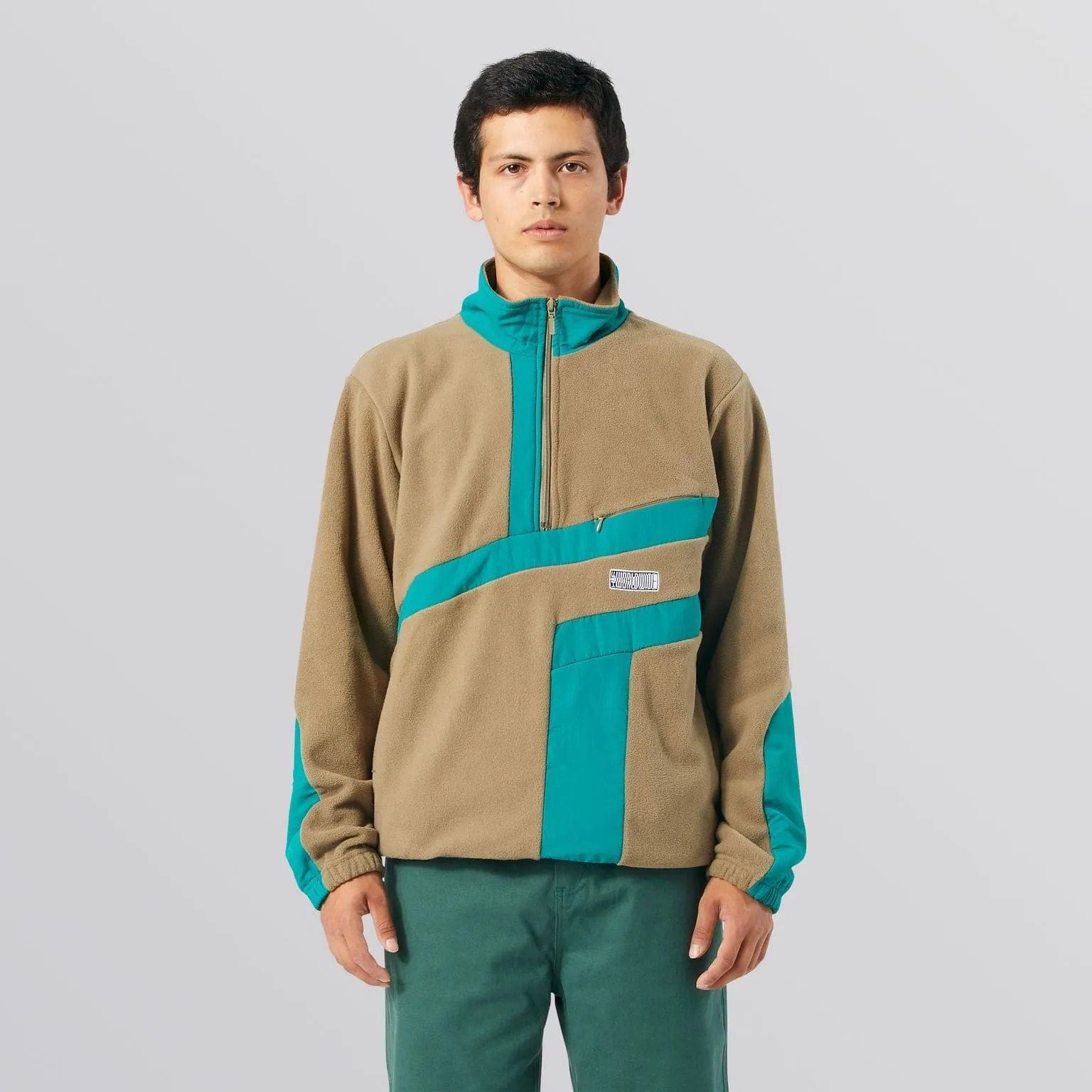 RANGE QUARTER ZIP POLAR FLEECE - OLIVE