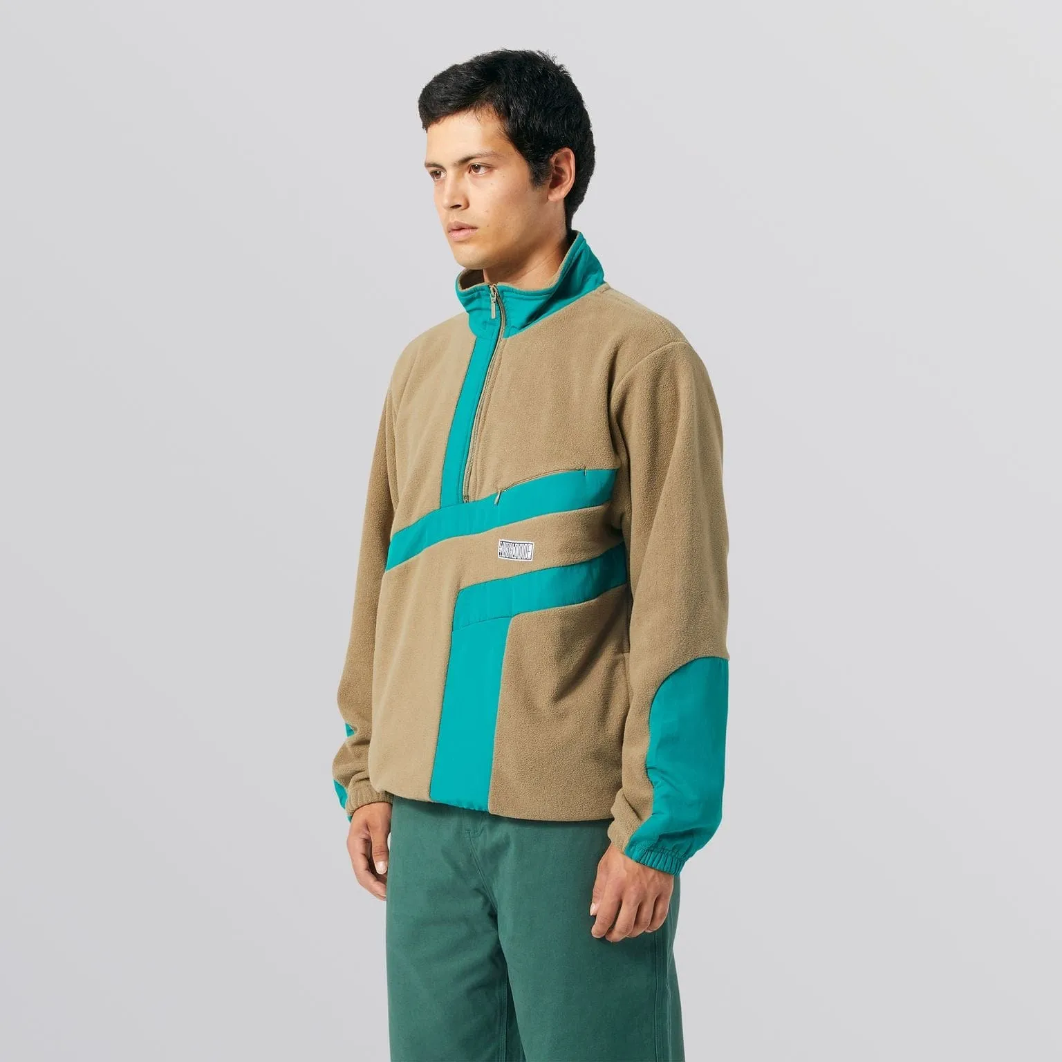 RANGE QUARTER ZIP POLAR FLEECE - OLIVE