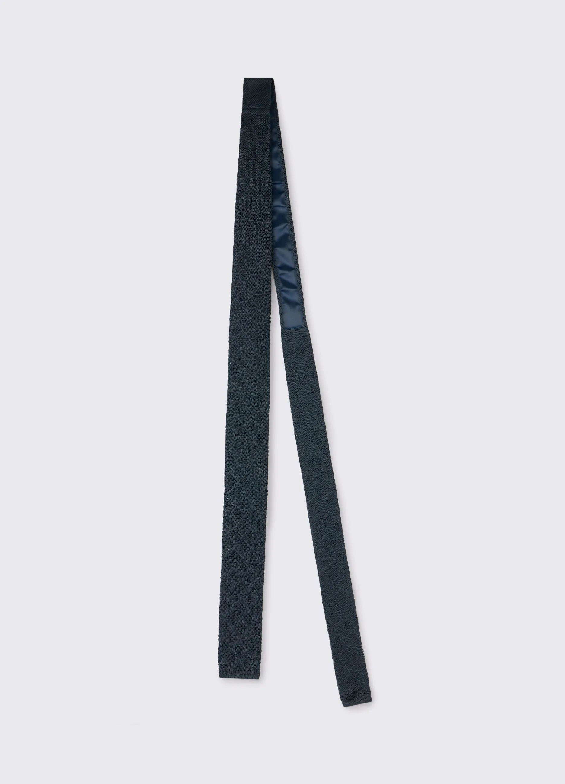 RUMFORD  Cravatta slim in maglia uomo