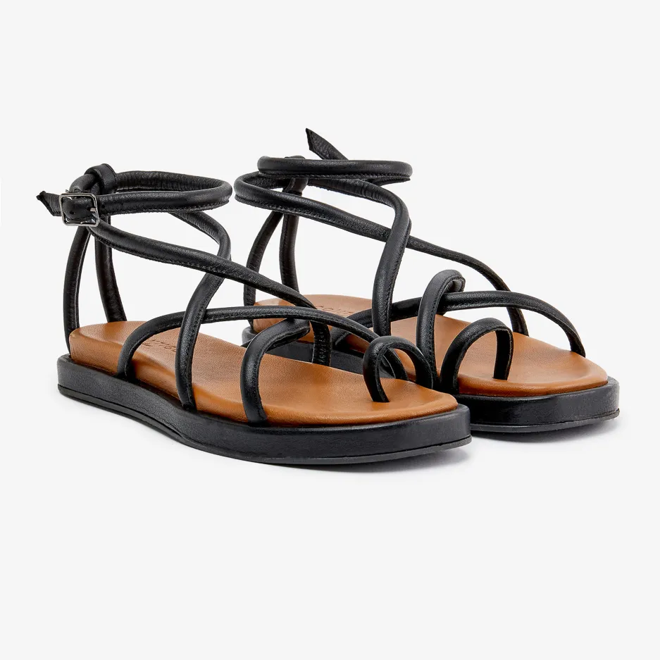 Sandalo Greek Nero