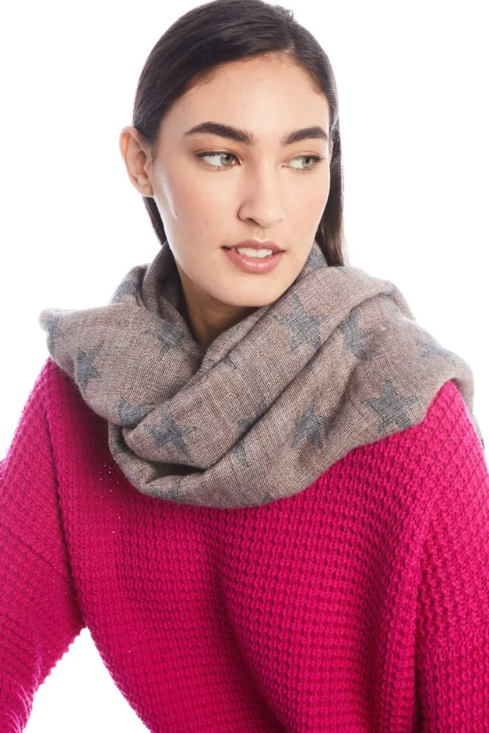 Sciarpa in jacquard di viscosa