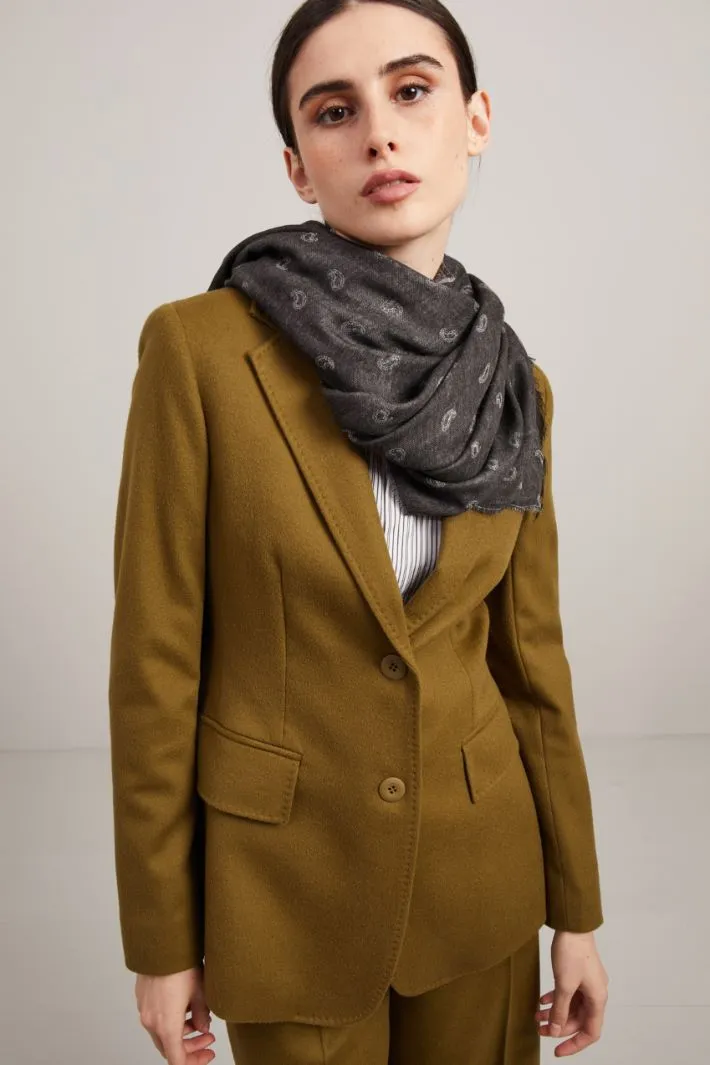 Sciarpa in tela jacquard