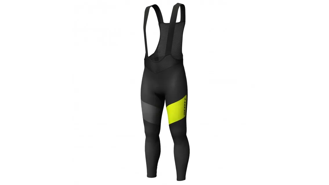SCOTT Calzamaglia RC Warm +++ Black/Sulphur Yellow