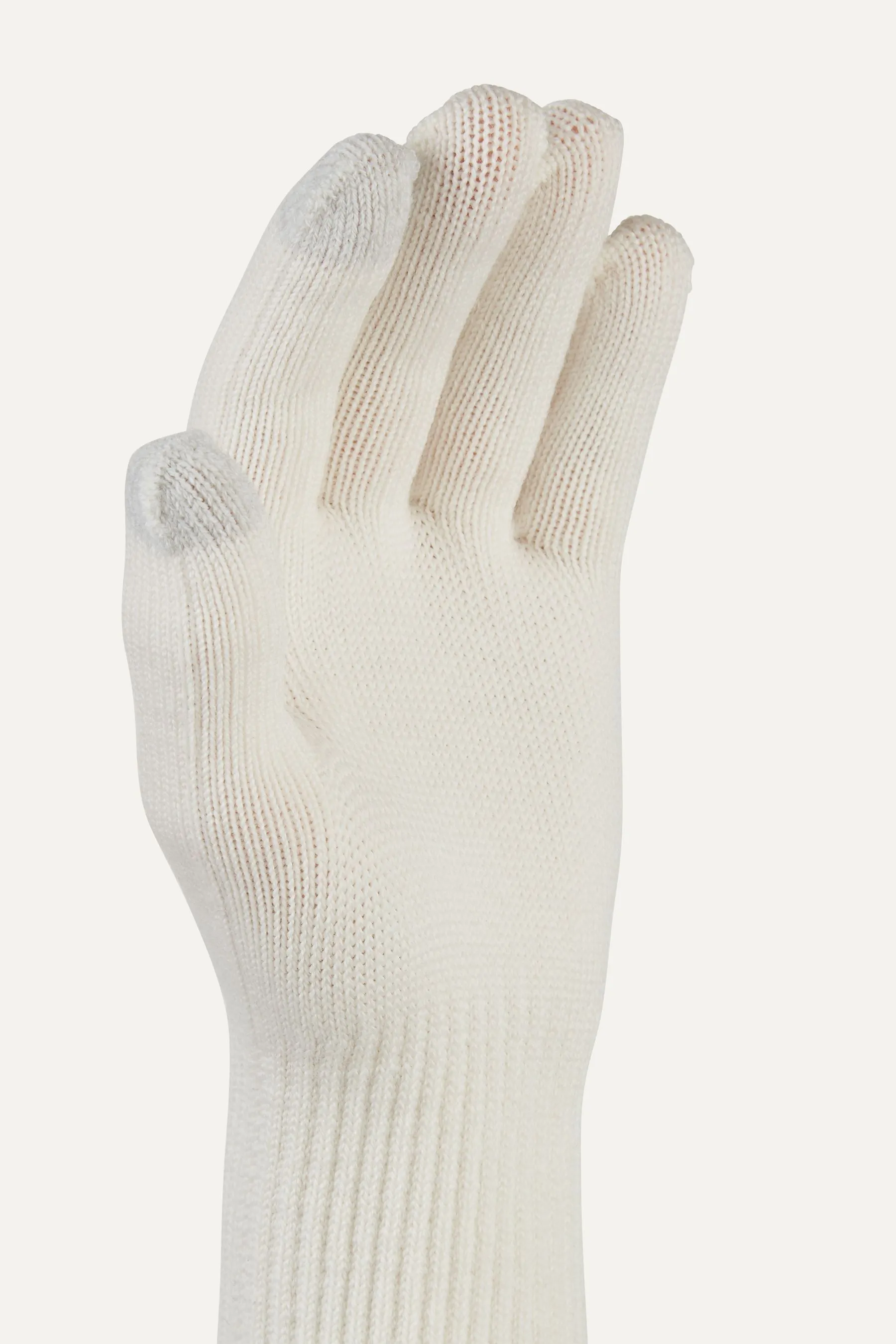 Sealkinz - Cream - Hanworth Solo - Guanti in lana merino