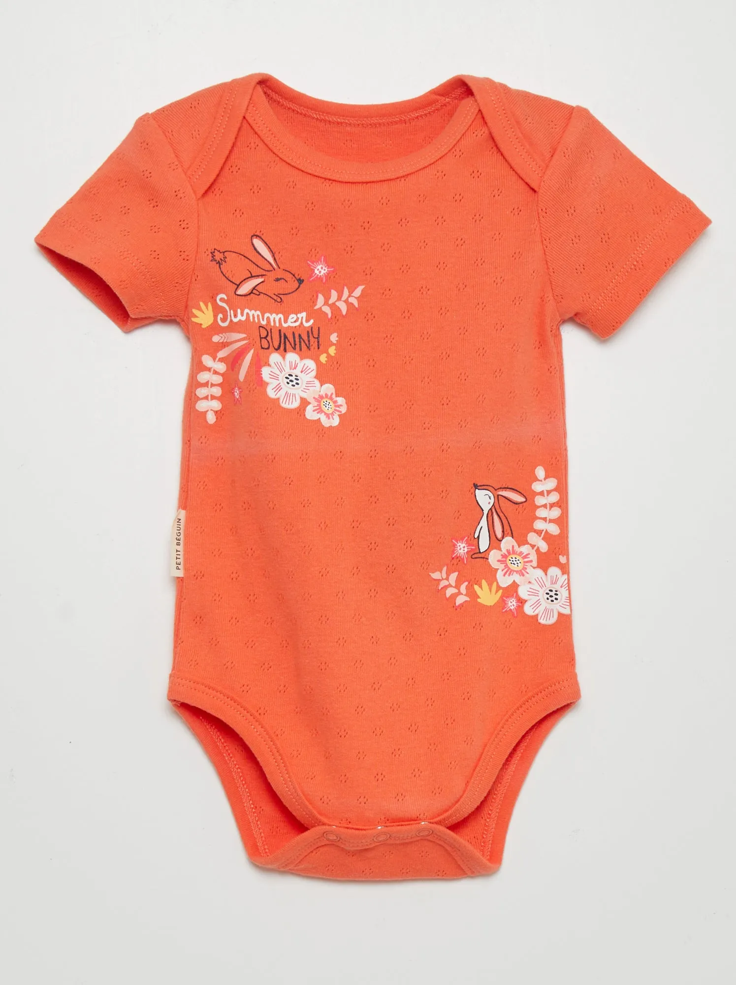 Set di 2 body in jersey 'Petit Beguin' - ROSA