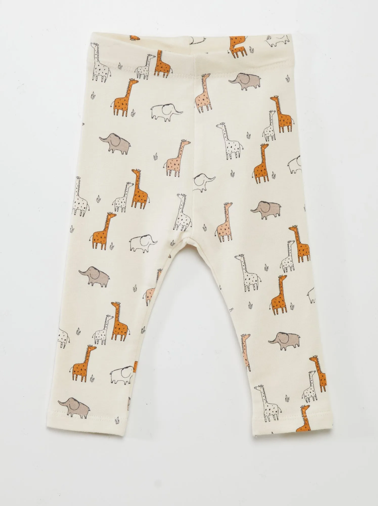 Set di 2 leggings in jersey - BIANCO
