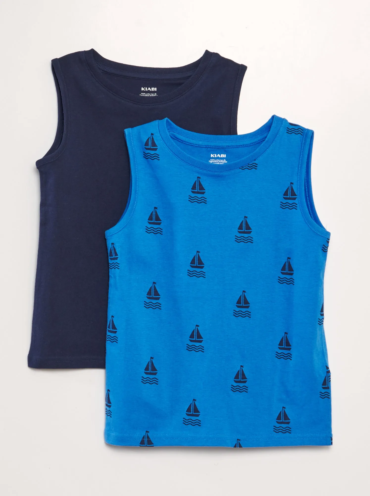 Set di canotte - 2 pezzi - BLU