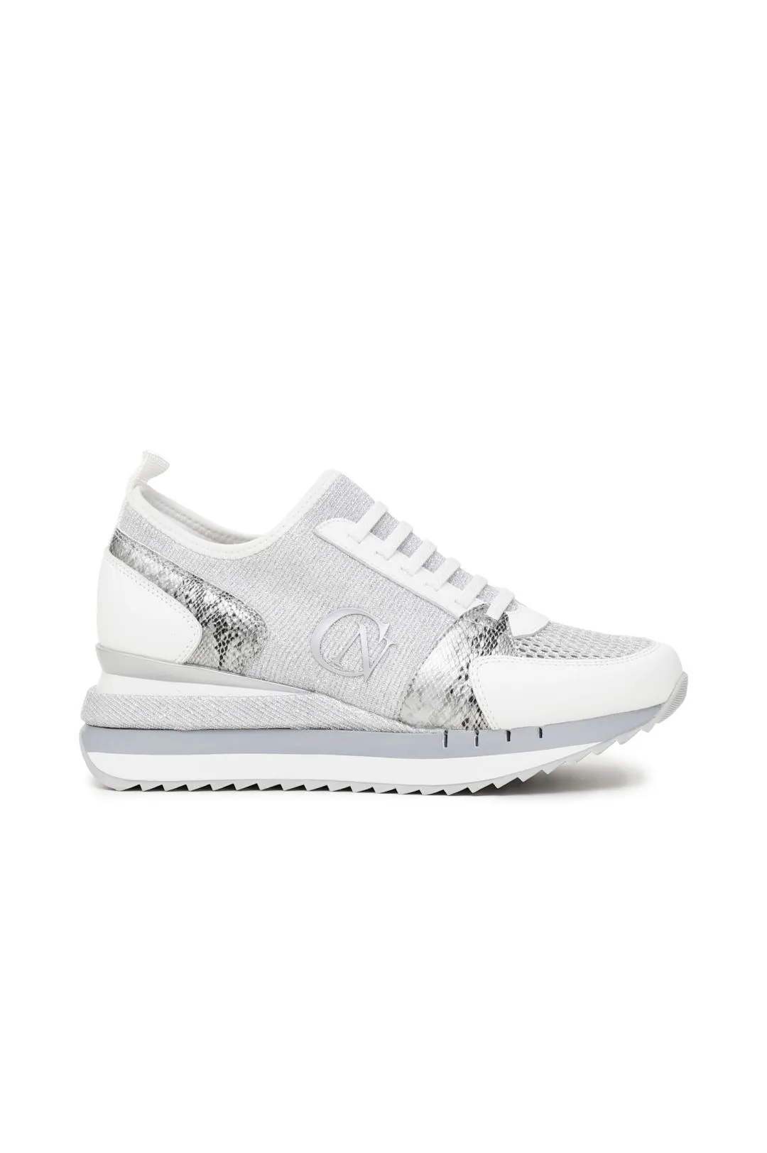 SLIP ON IN TESSUTO TECNICO LUREX Bianco 37