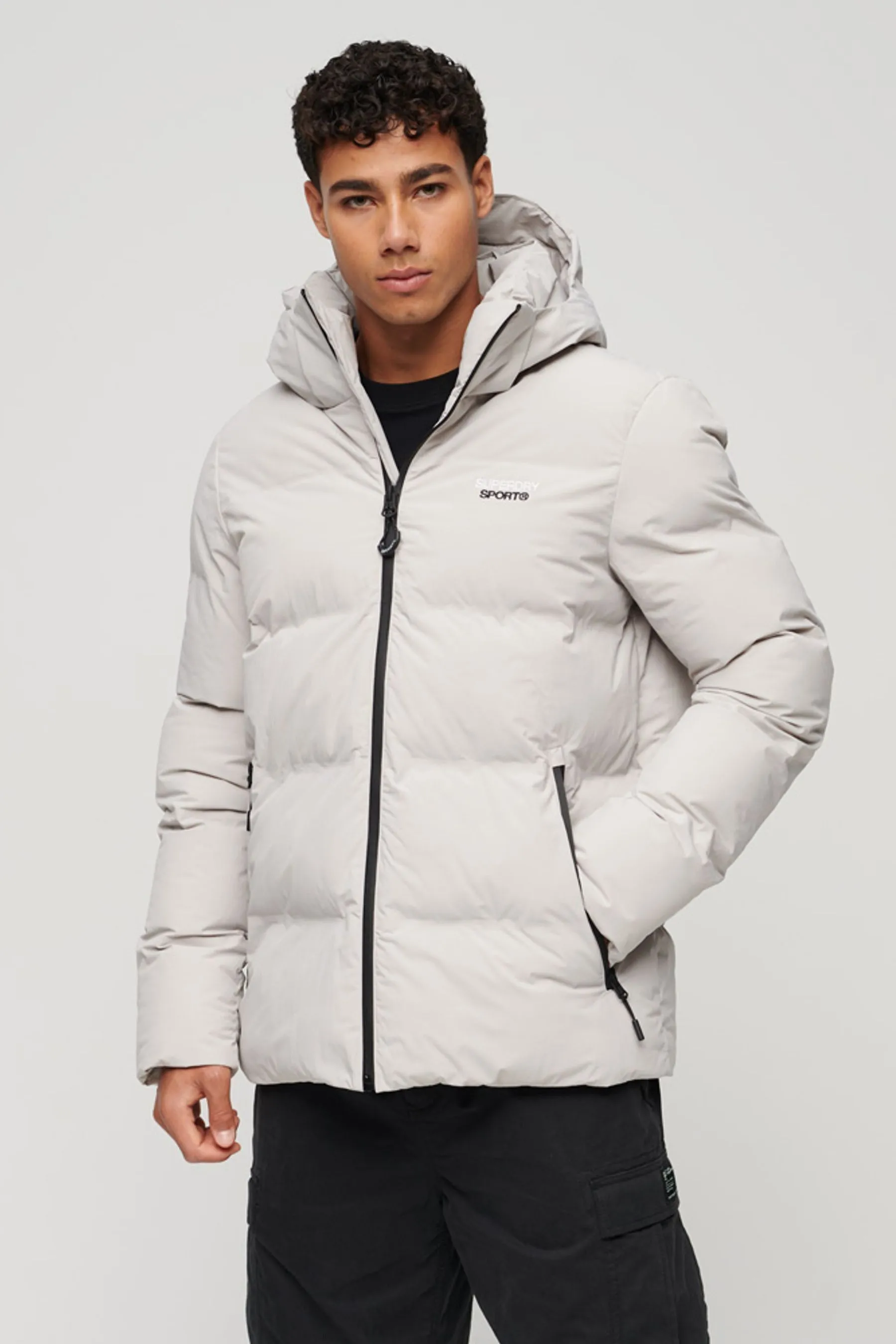 Superdry Con cappuccio - Giacca a sbuffo squadrato