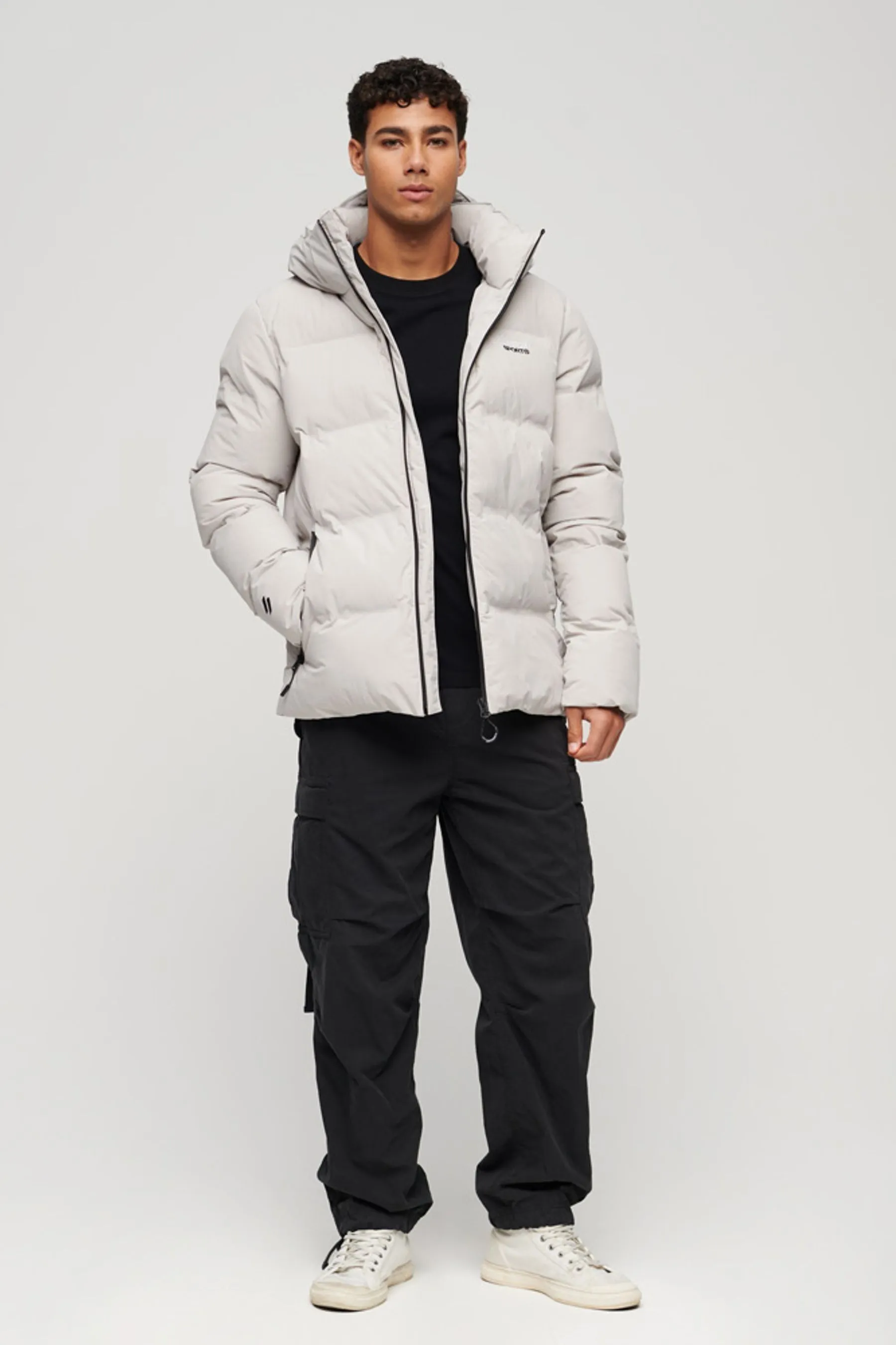 Superdry Con cappuccio - Giacca a sbuffo squadrato