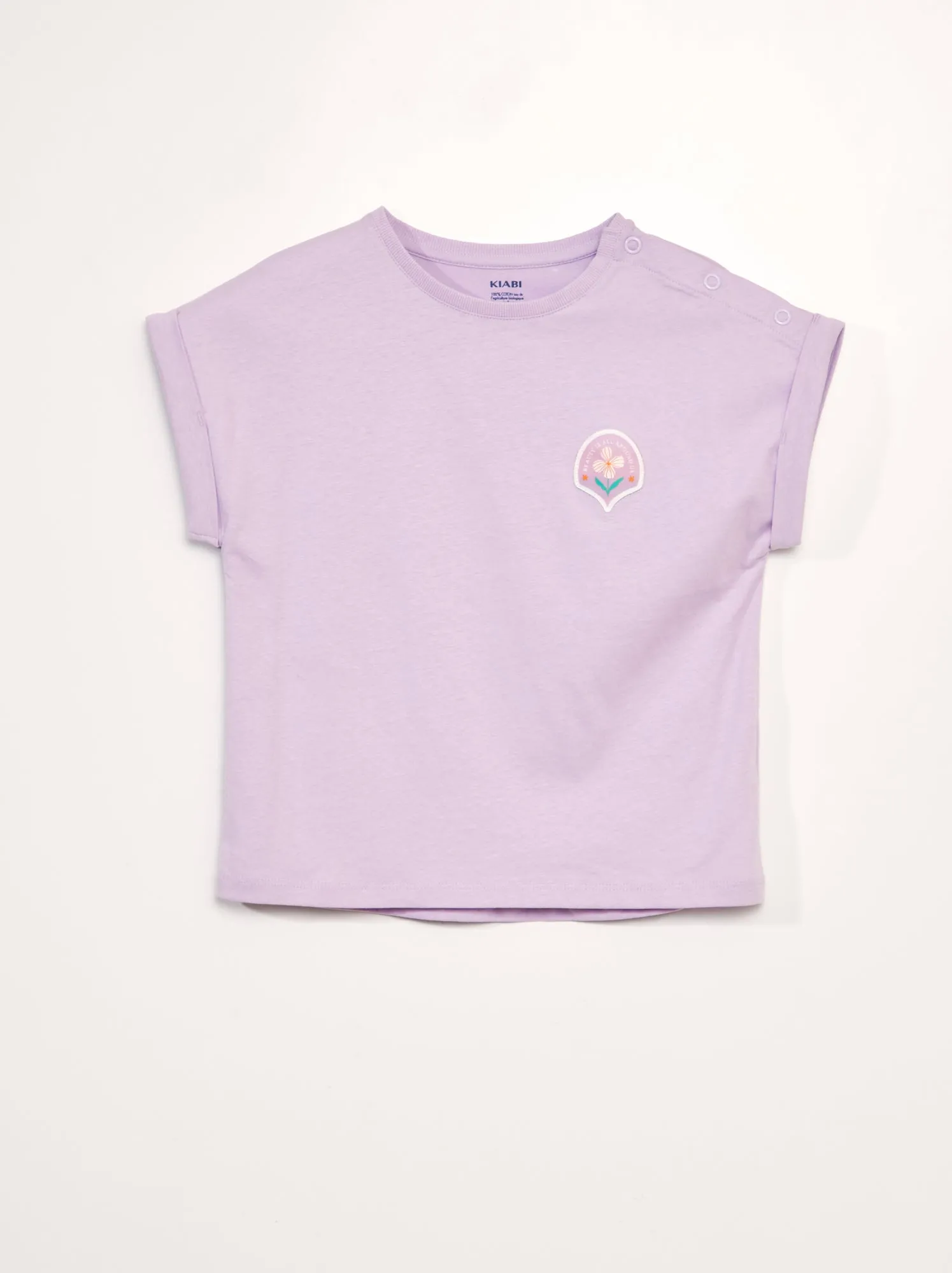 T-shirt adattiva maniche corte - BIANCO