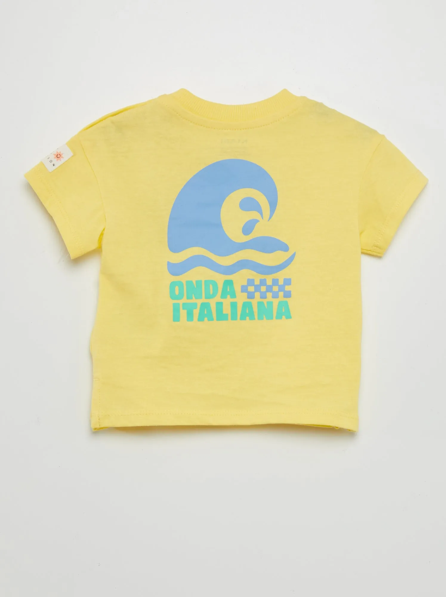 T-shirt in jersey con stampa - Grafik Edition - VERDE