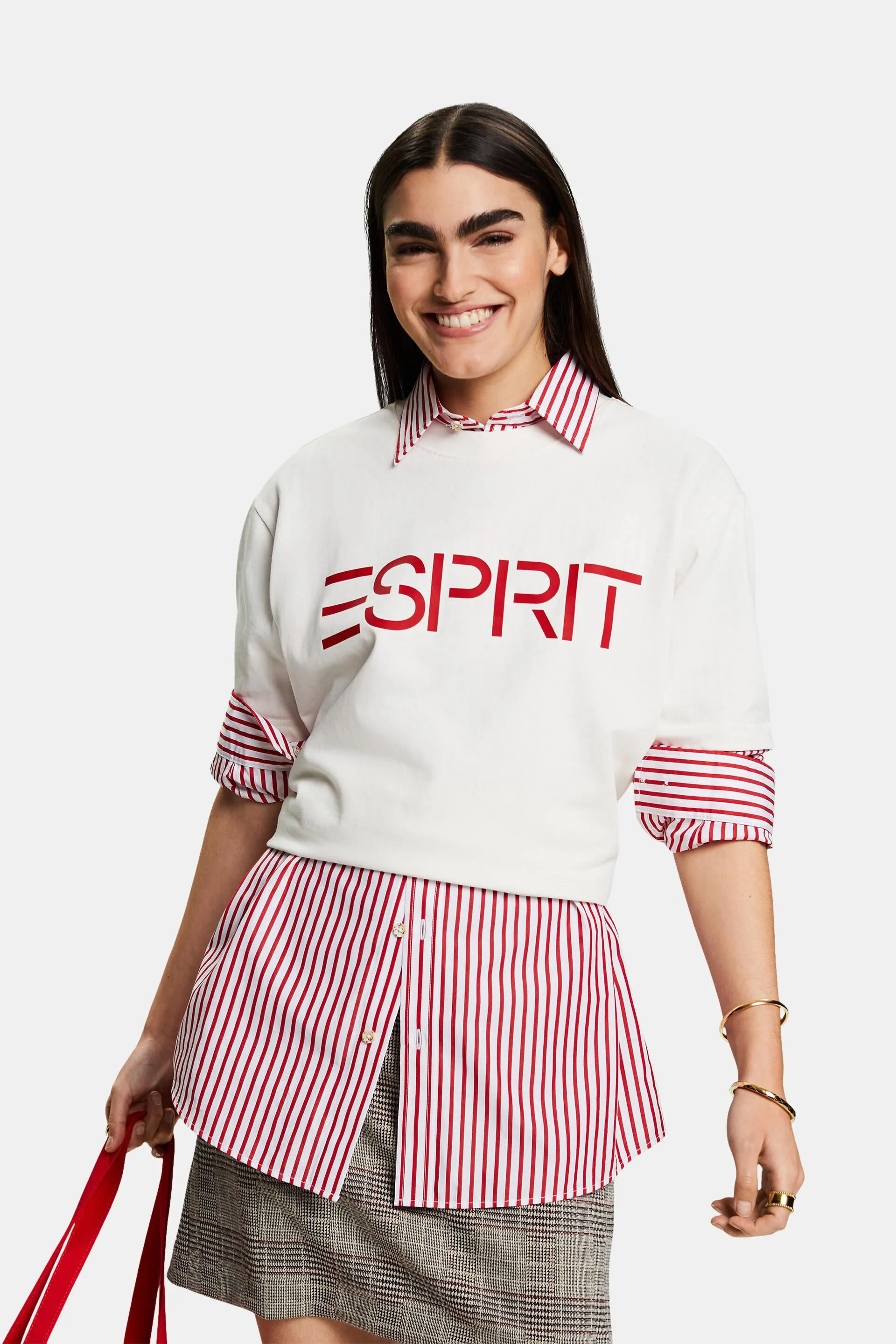 T-shirt unisex in jersey di cotone con logo