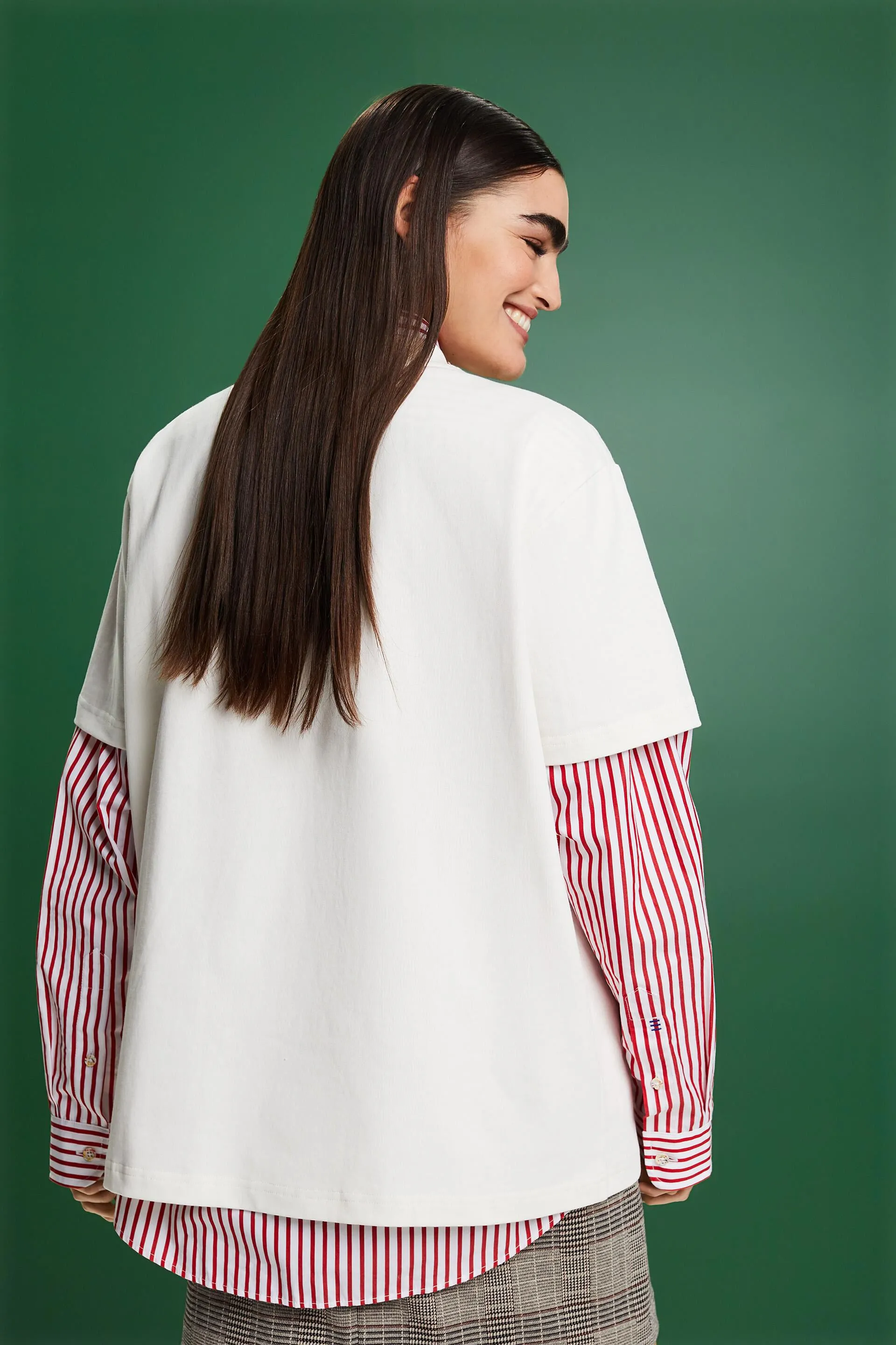 T-shirt unisex in jersey di cotone con logo