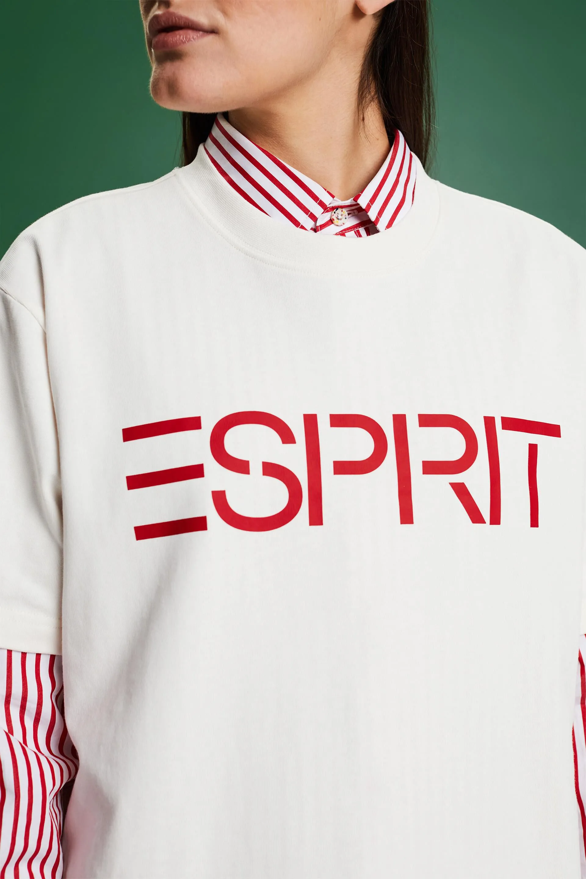 T-shirt unisex in jersey di cotone con logo