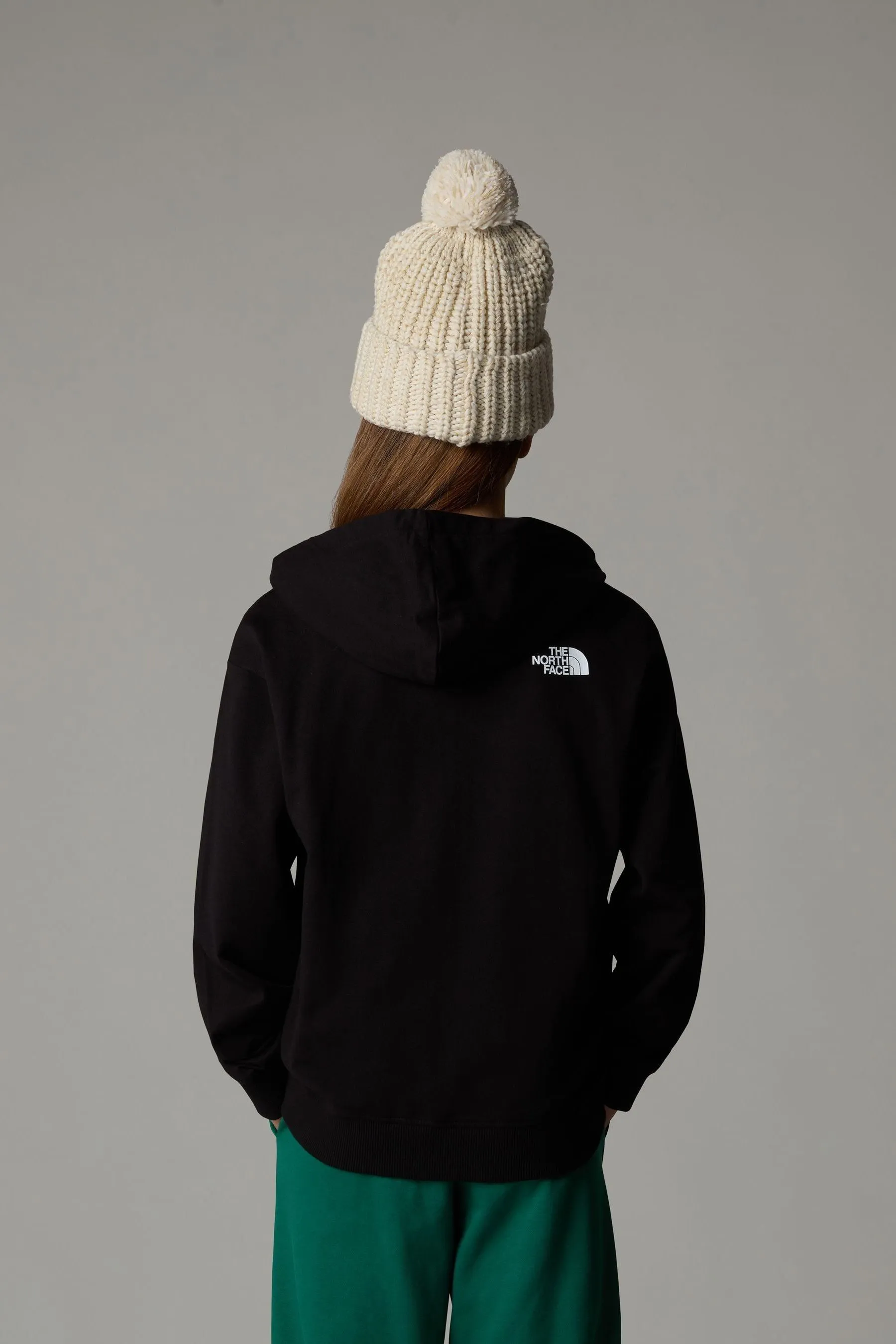 The North Face - Felpa con cappuccio oversize da bambina con zip    