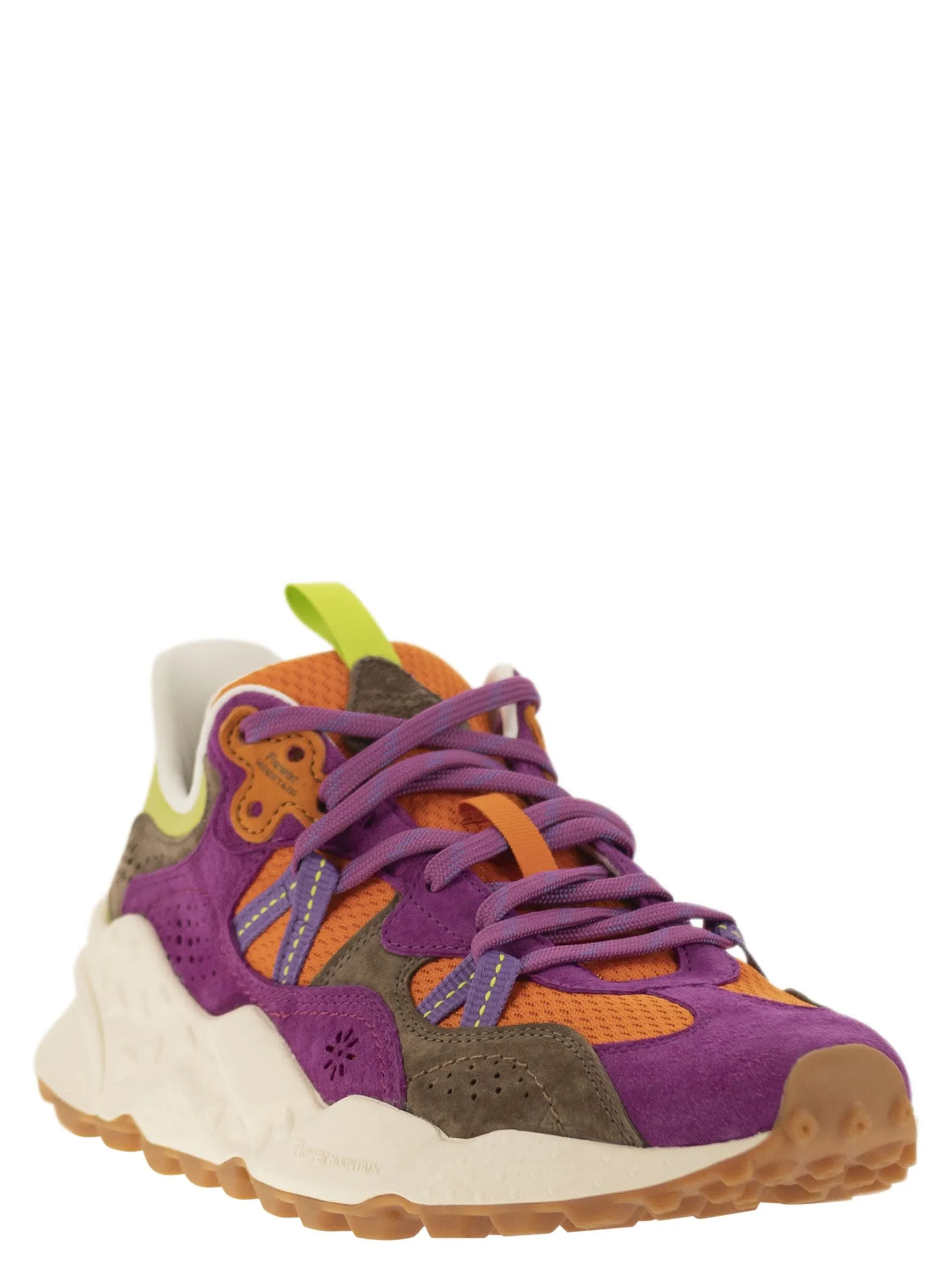 TIGER – Sneakers in suede e tessuto tecnico