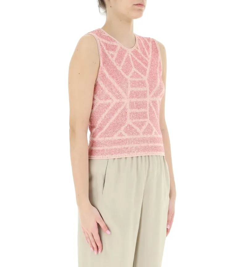 Top con paillettes