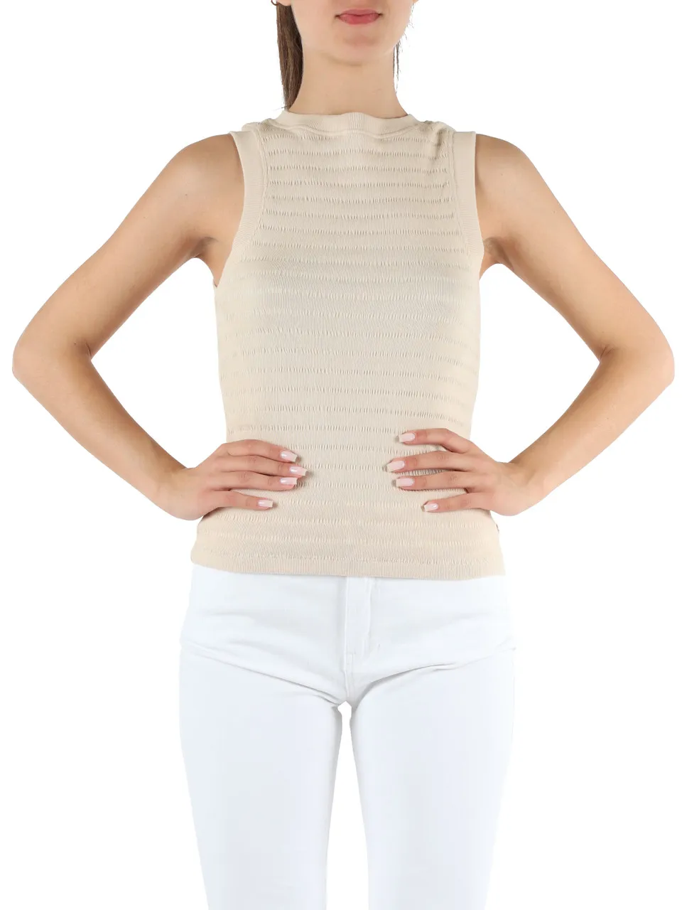 Top slim fit in misto cotone