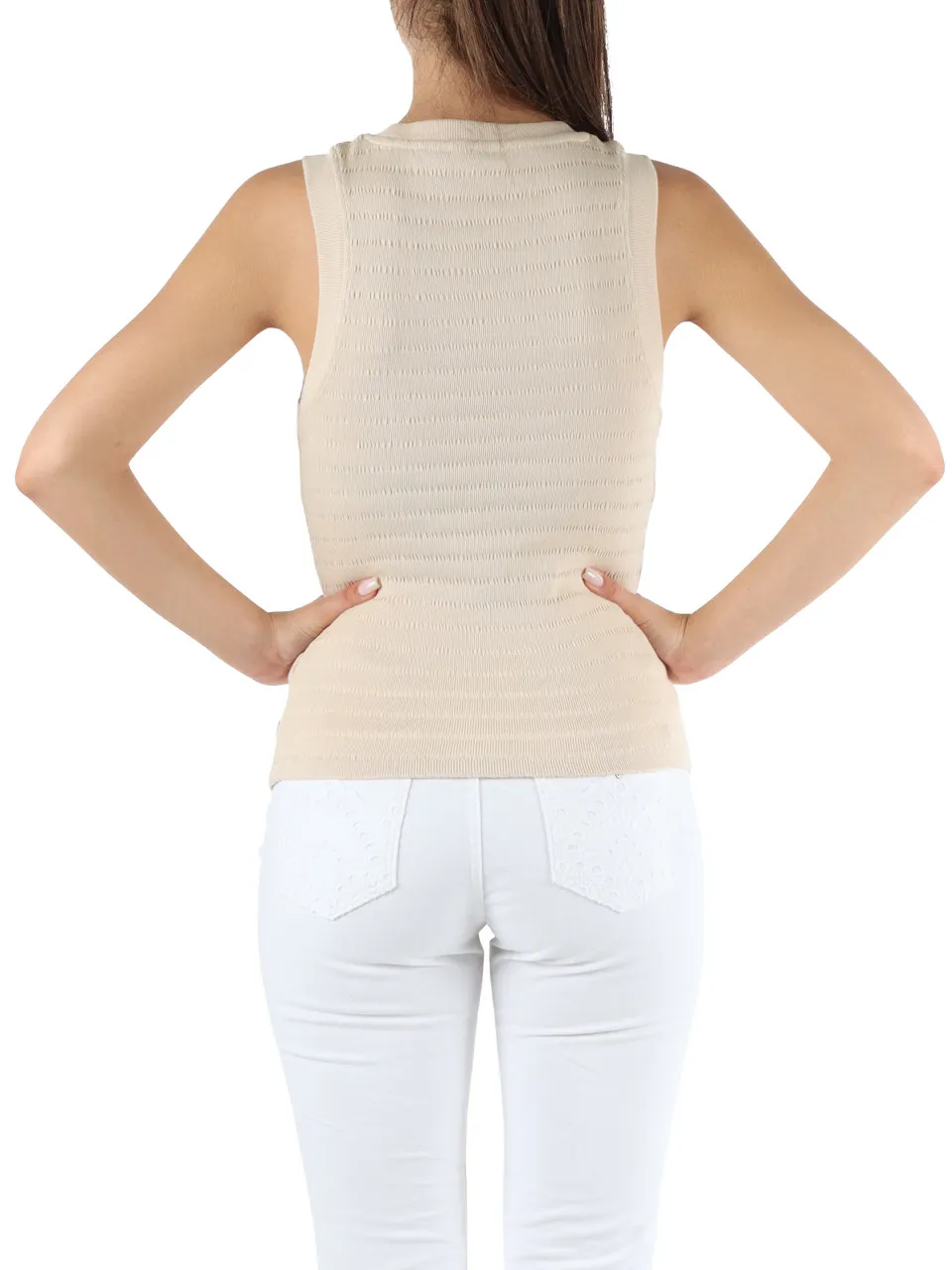 Top slim fit in misto cotone