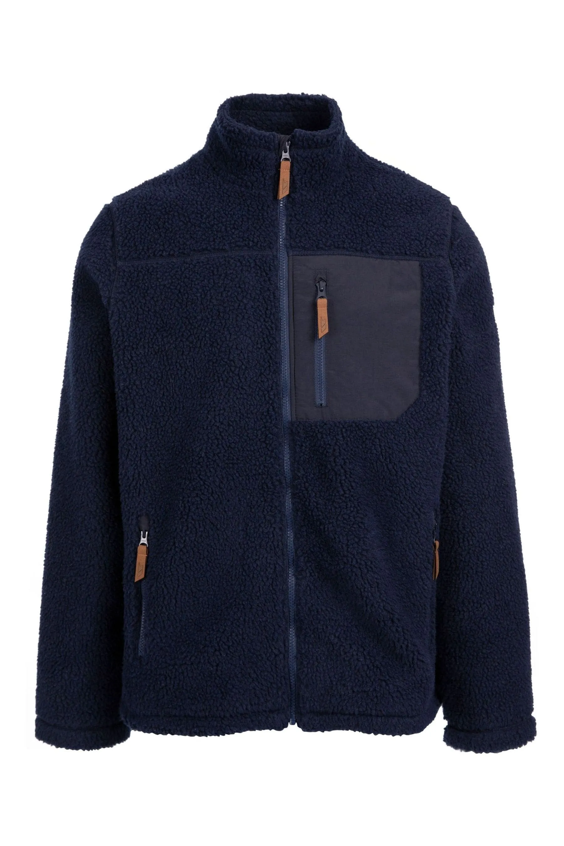 Trespass Blu - Buck - Giacca in pile pesante in sherpa