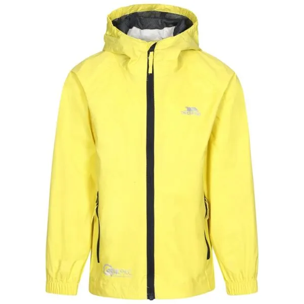 TRESPASS QIKPAC KIDS JACKET Yellow Giacca impermeabile jr