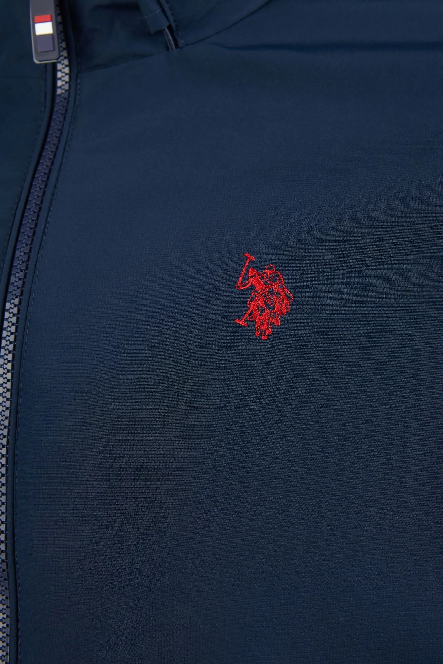 U.S. Polo Assn. Giacca a vento foderata in pile da uomo    