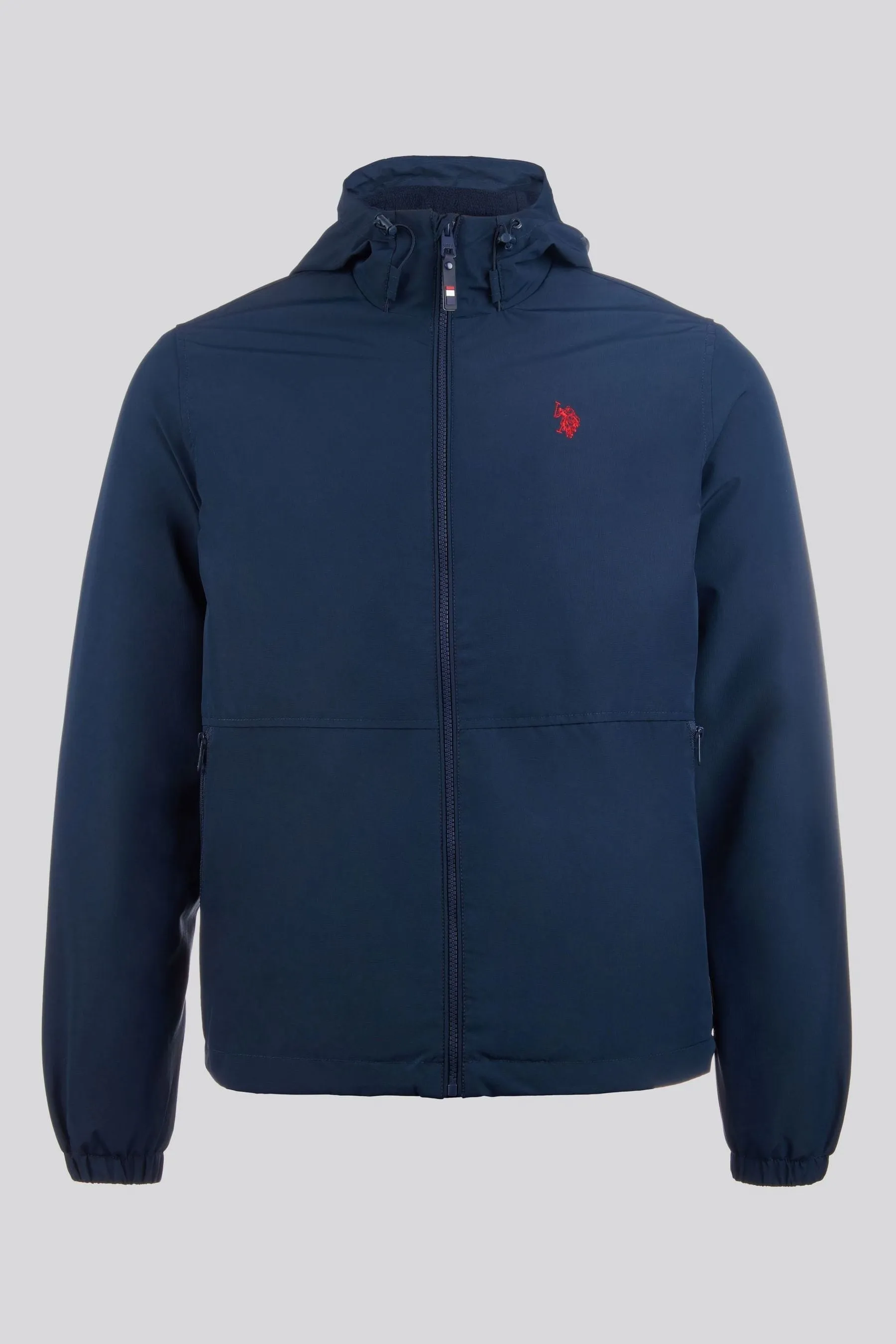 U.S. Polo Assn. Giacca a vento foderata in pile da uomo    
