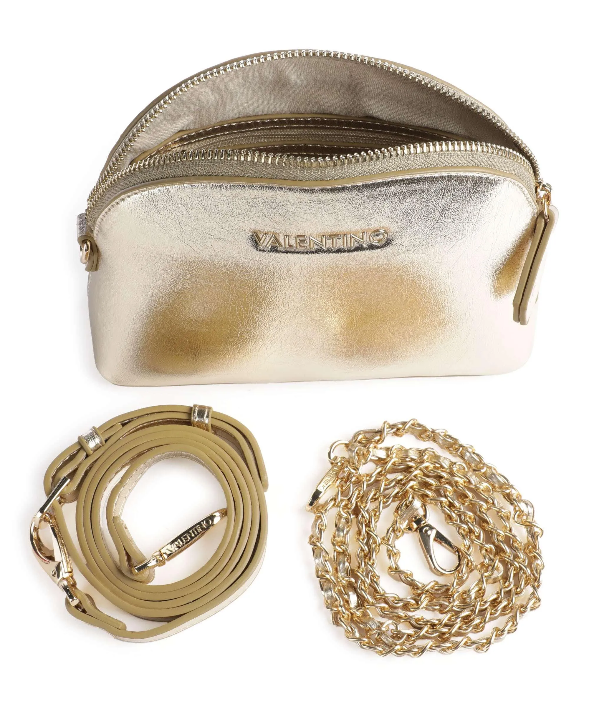  Valentino Bags Mayfair Borsa a tracolla pelle sintetica oro  
