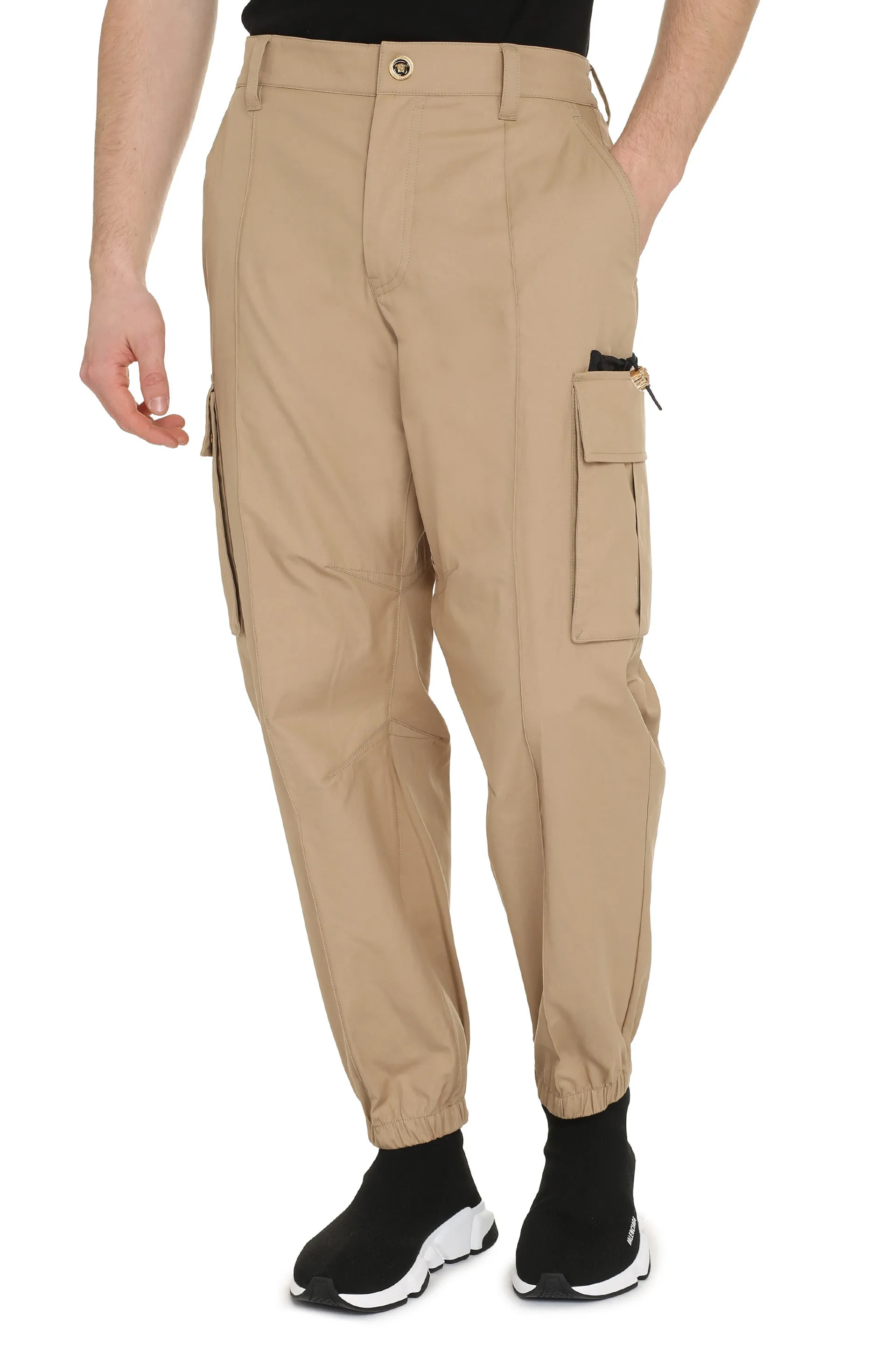 Versace Pantaloni cargo in cotone