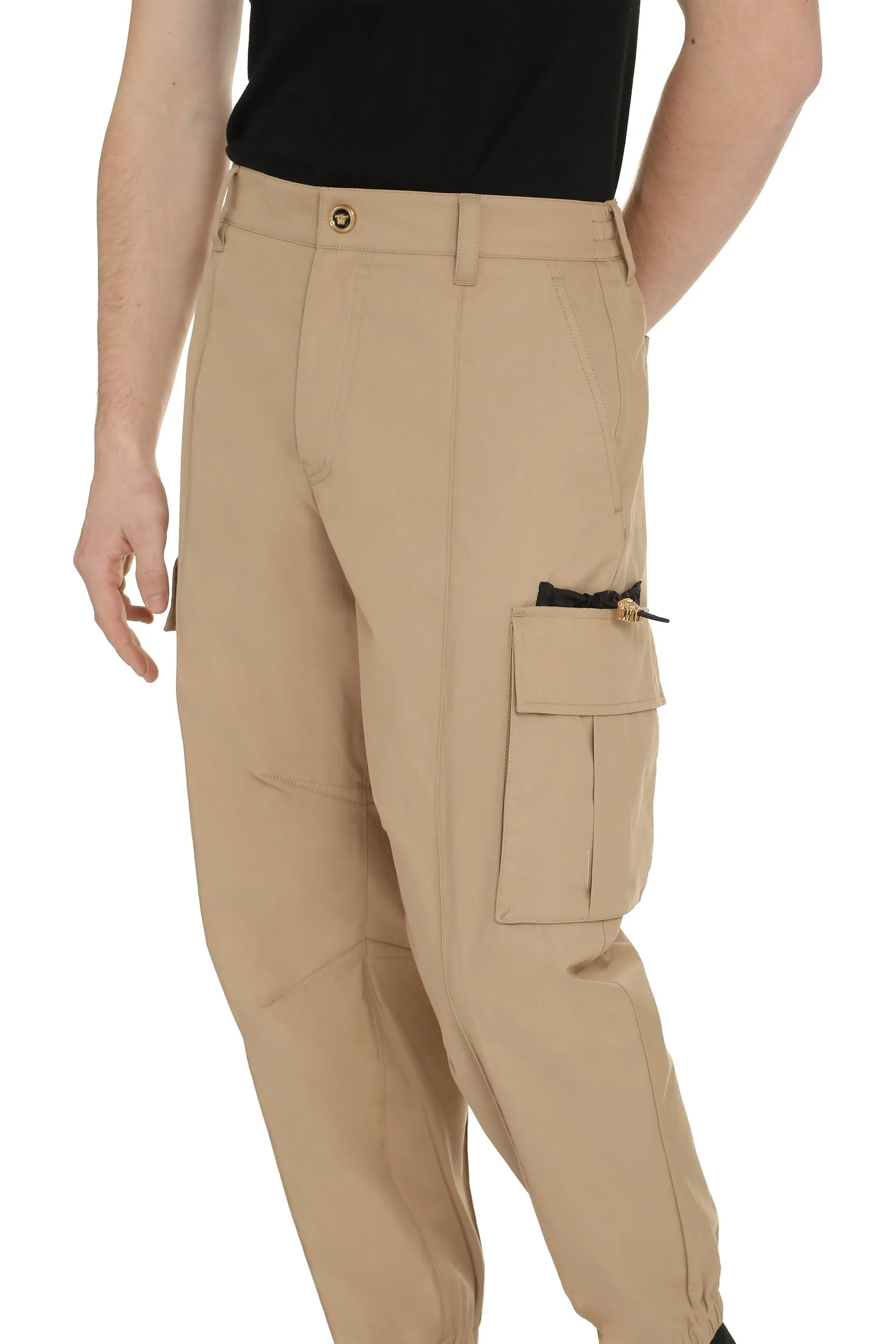 Versace Pantaloni cargo in cotone