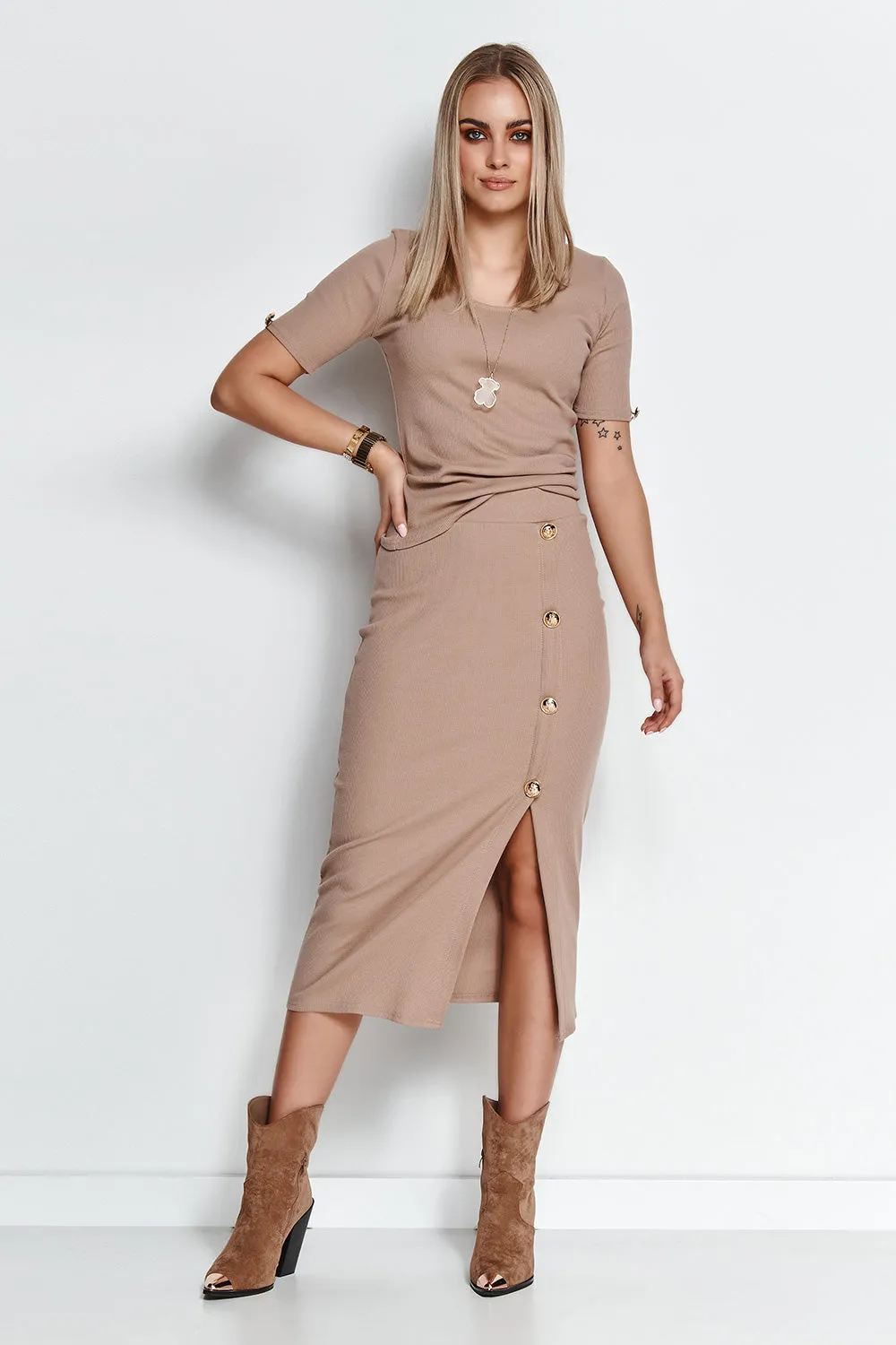 Vestito da giorno model 154263 Makadamia