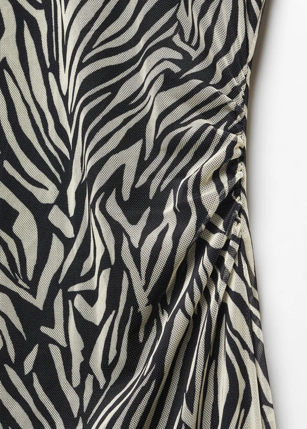 Vestito midi animal print