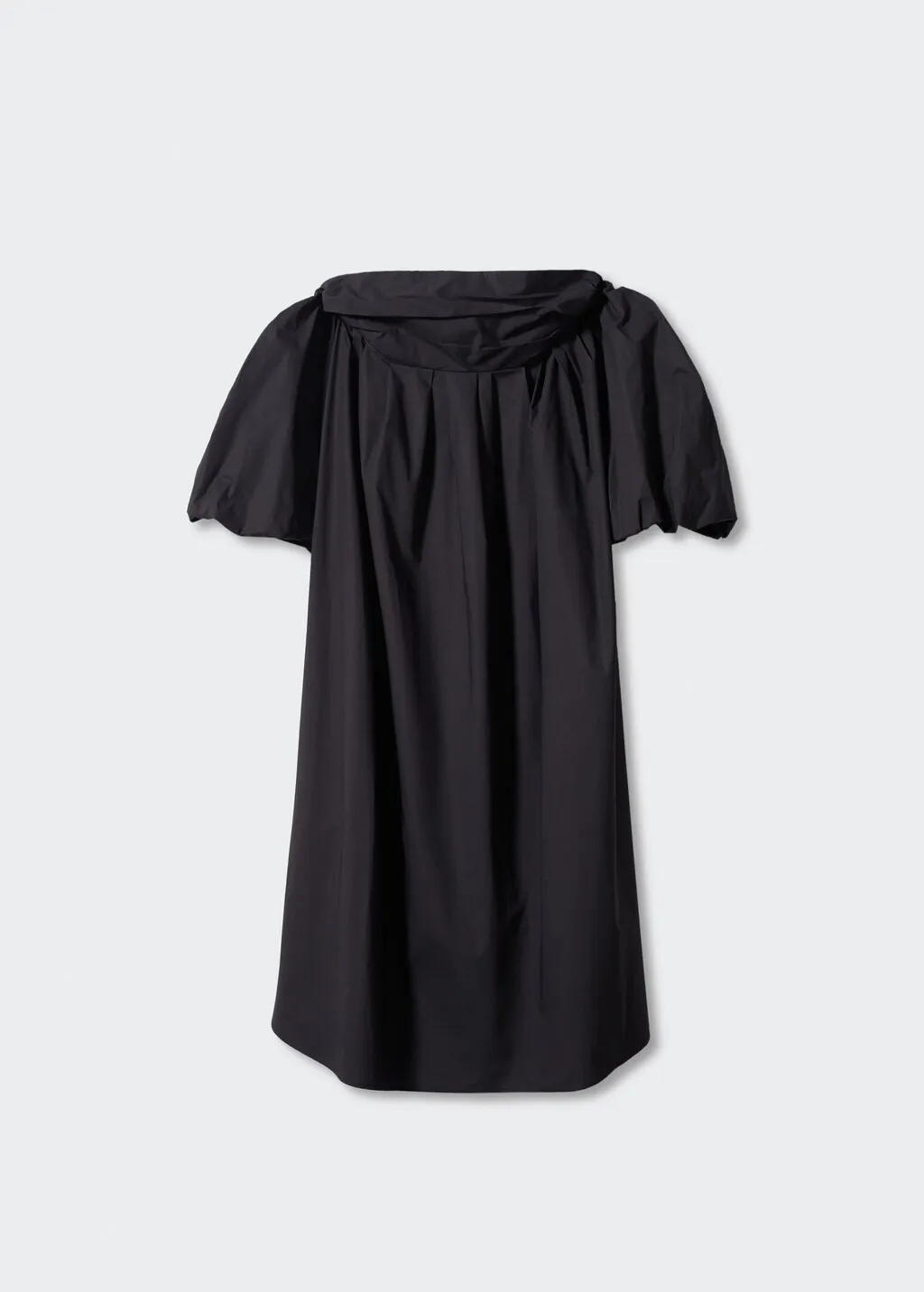 Vestito midi maniche a palloncino