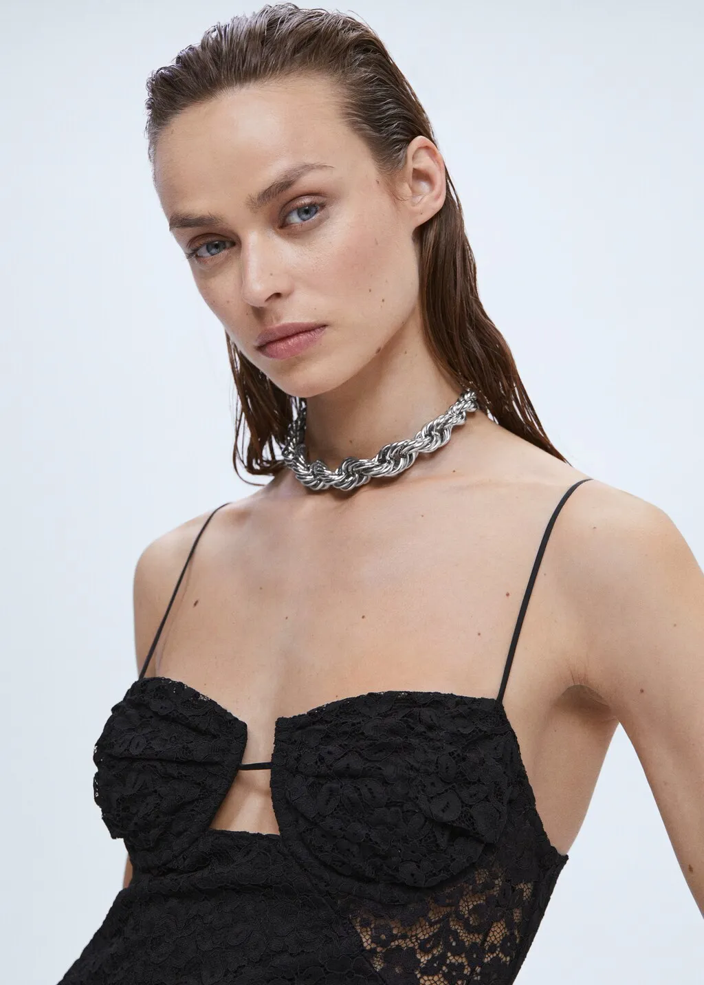 Vestito midi pizzo