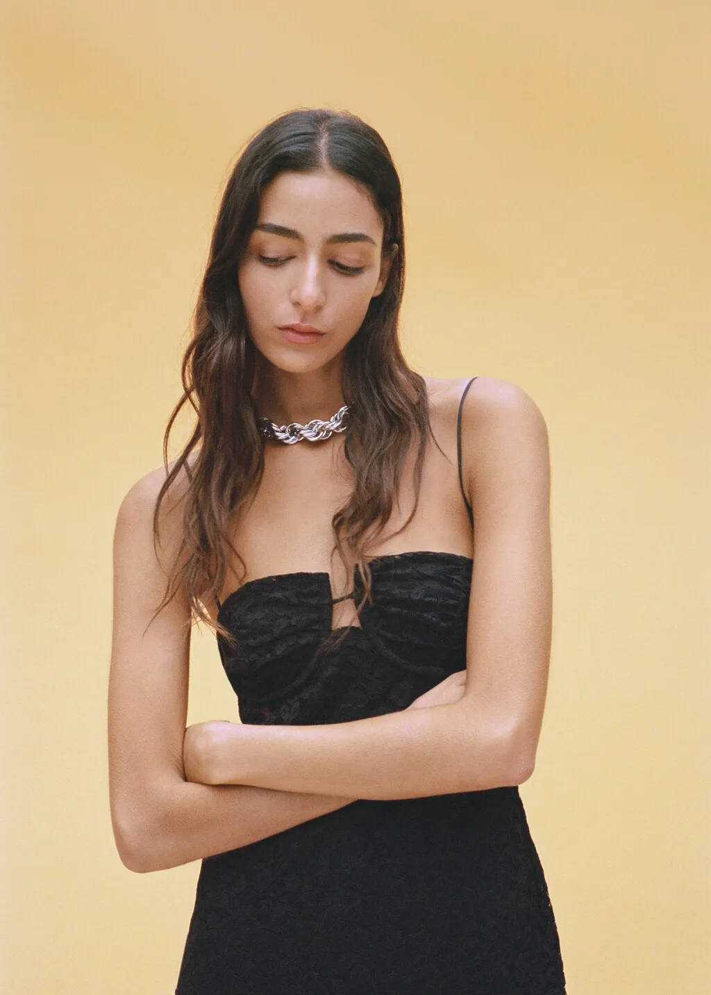 Vestito midi pizzo