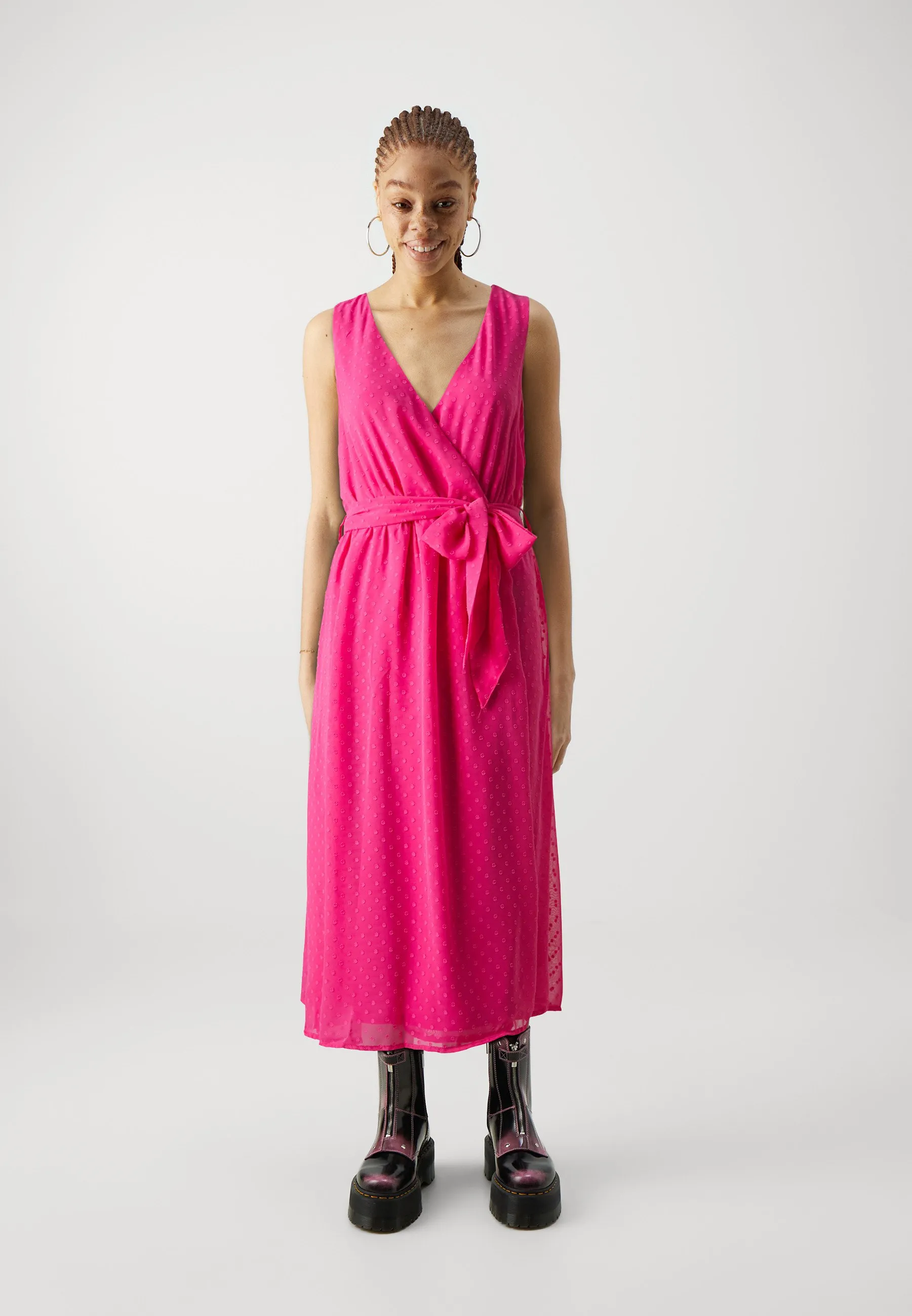 VIMALIANA V NECK MIDI DRESS - Vestito estivo