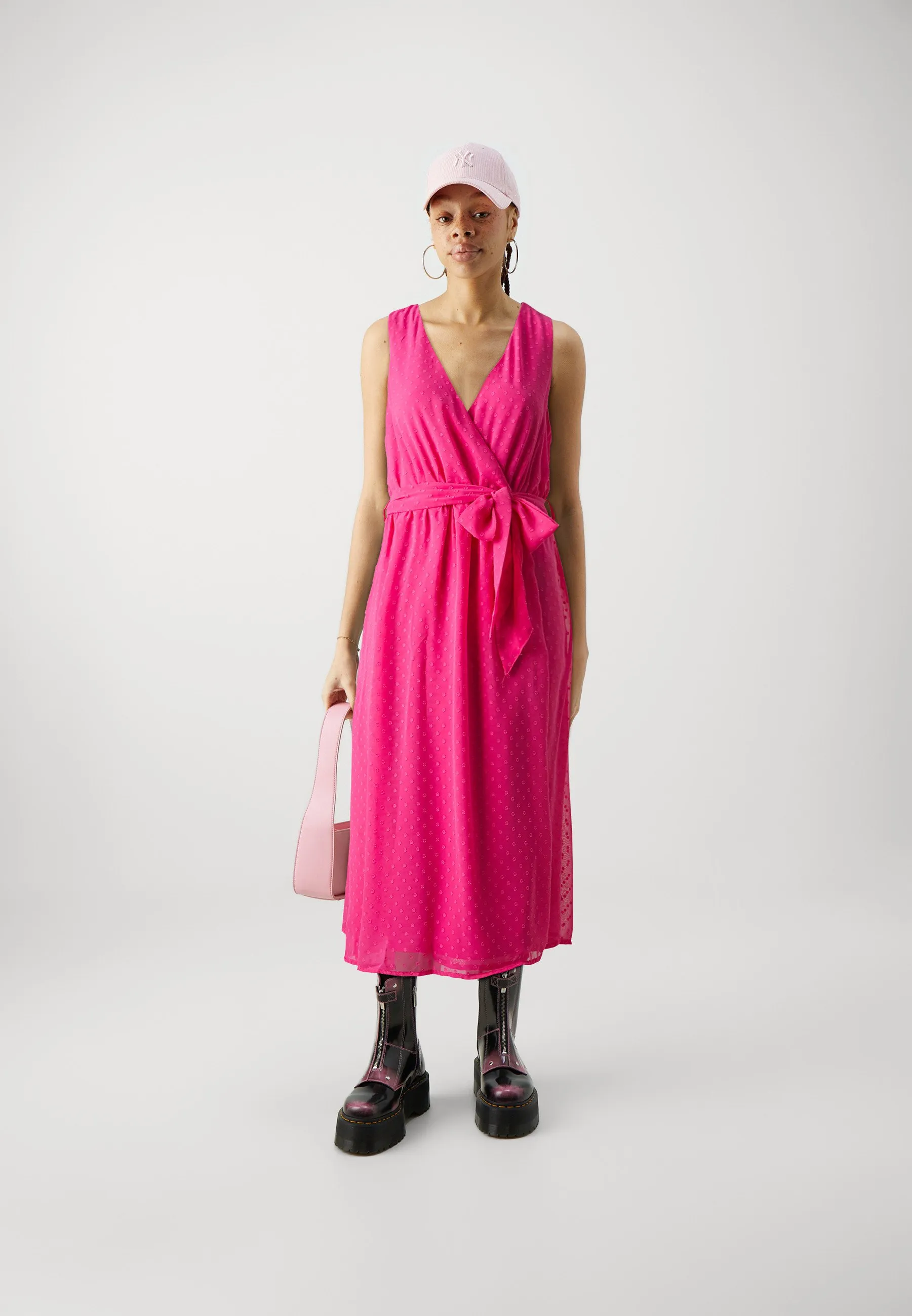 VIMALIANA V NECK MIDI DRESS - Vestito estivo