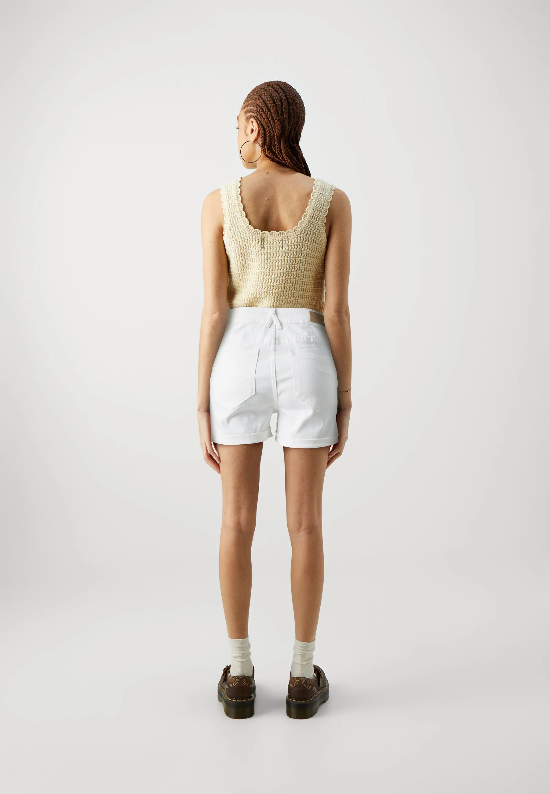 VMLUNA FOLD MIX - Shorts di jeans
