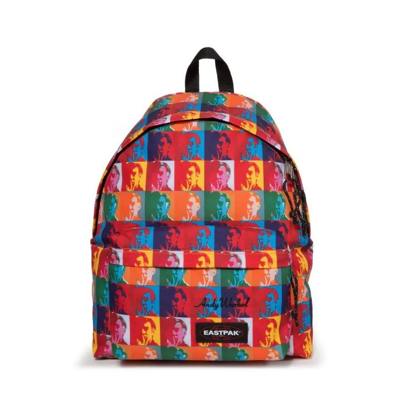 ZAINO AMERICANO PADDED PAKR SCREENS ANDY WARHOL EASTPAK 24L.40X30X18CM EK620 13T GARANZ.30 ANNI DISTRIBU.DA GUT ITALY
